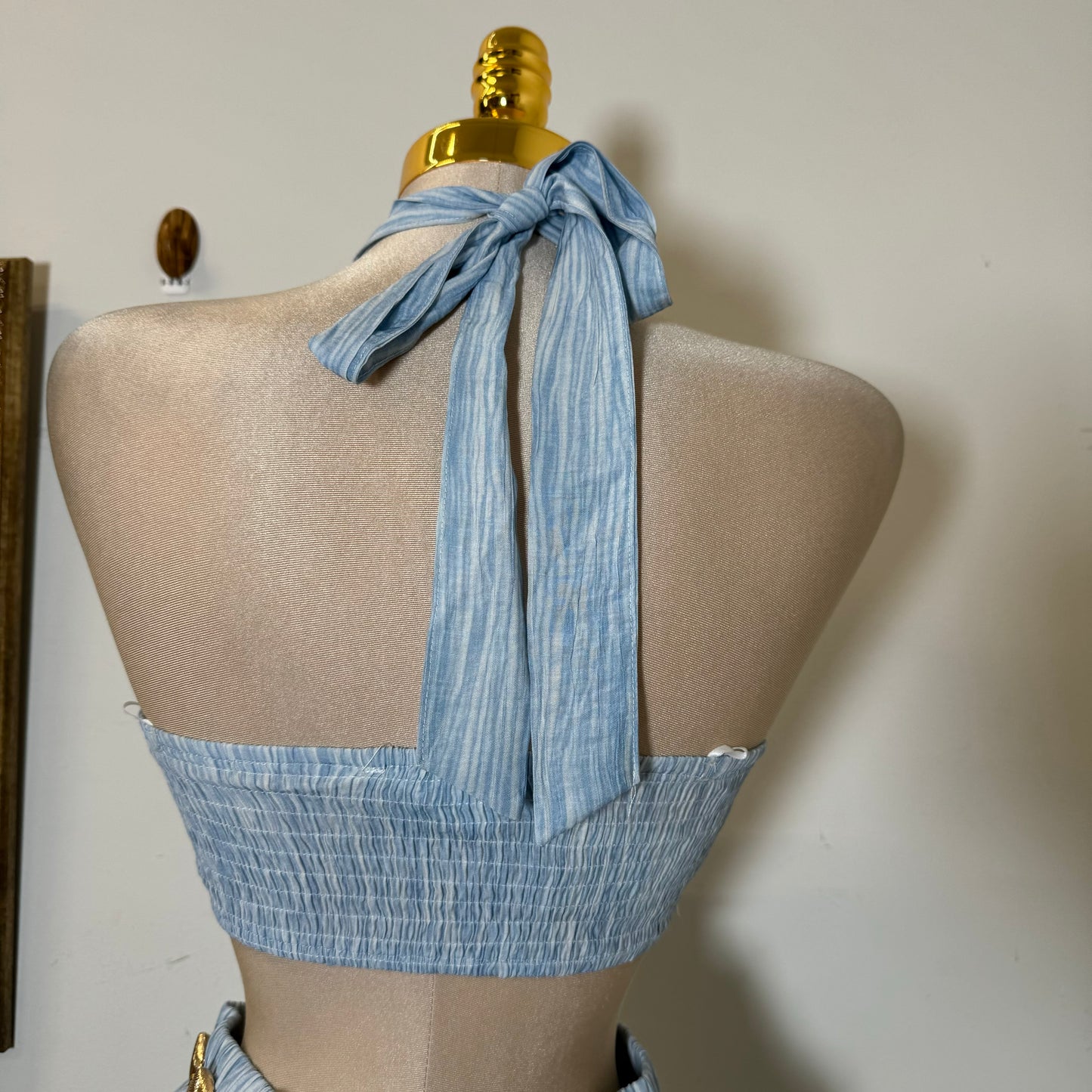 Luxy Pant Set-Blue