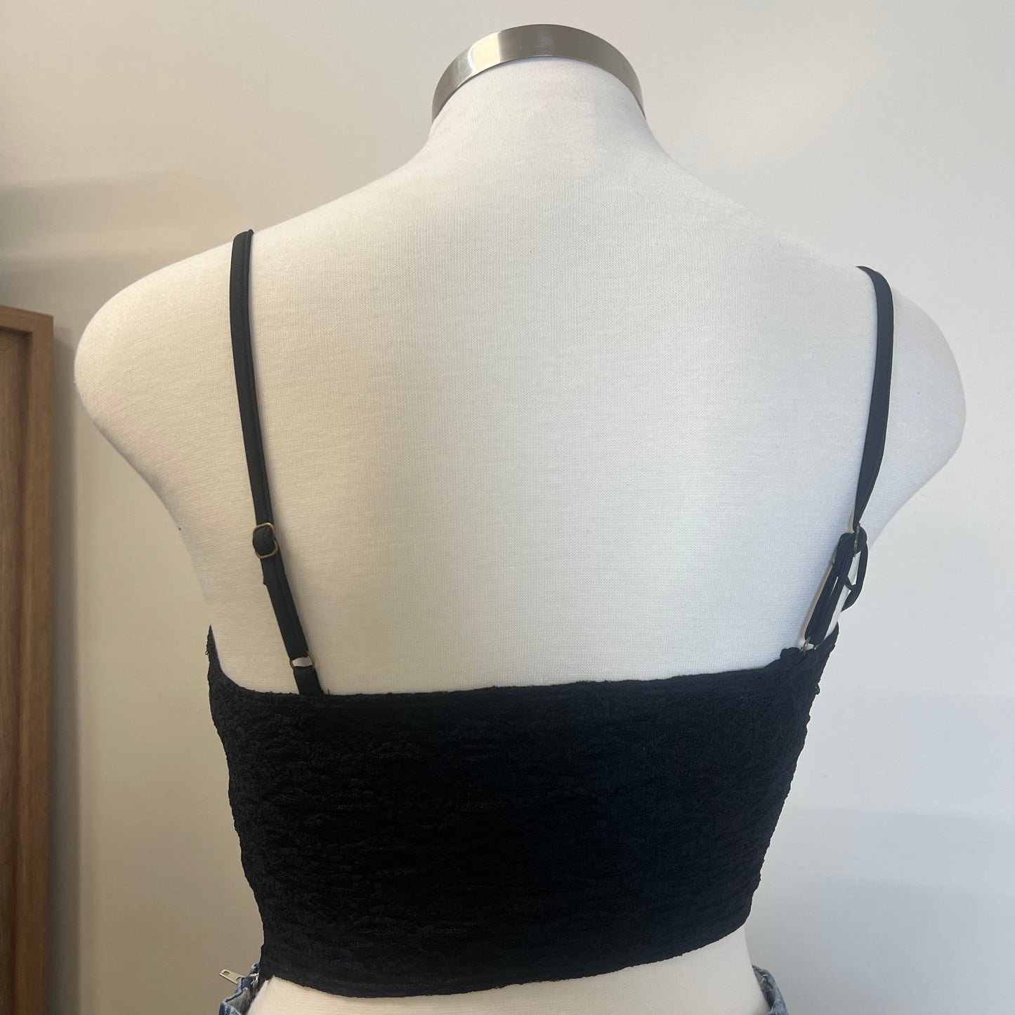 Roma Lace Top with Bolero -Black