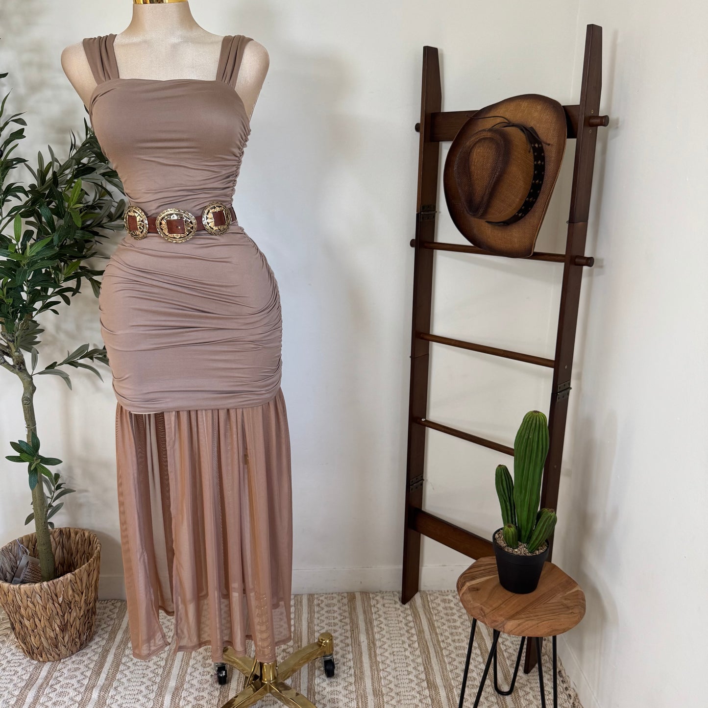 Ella Dress-Mocha