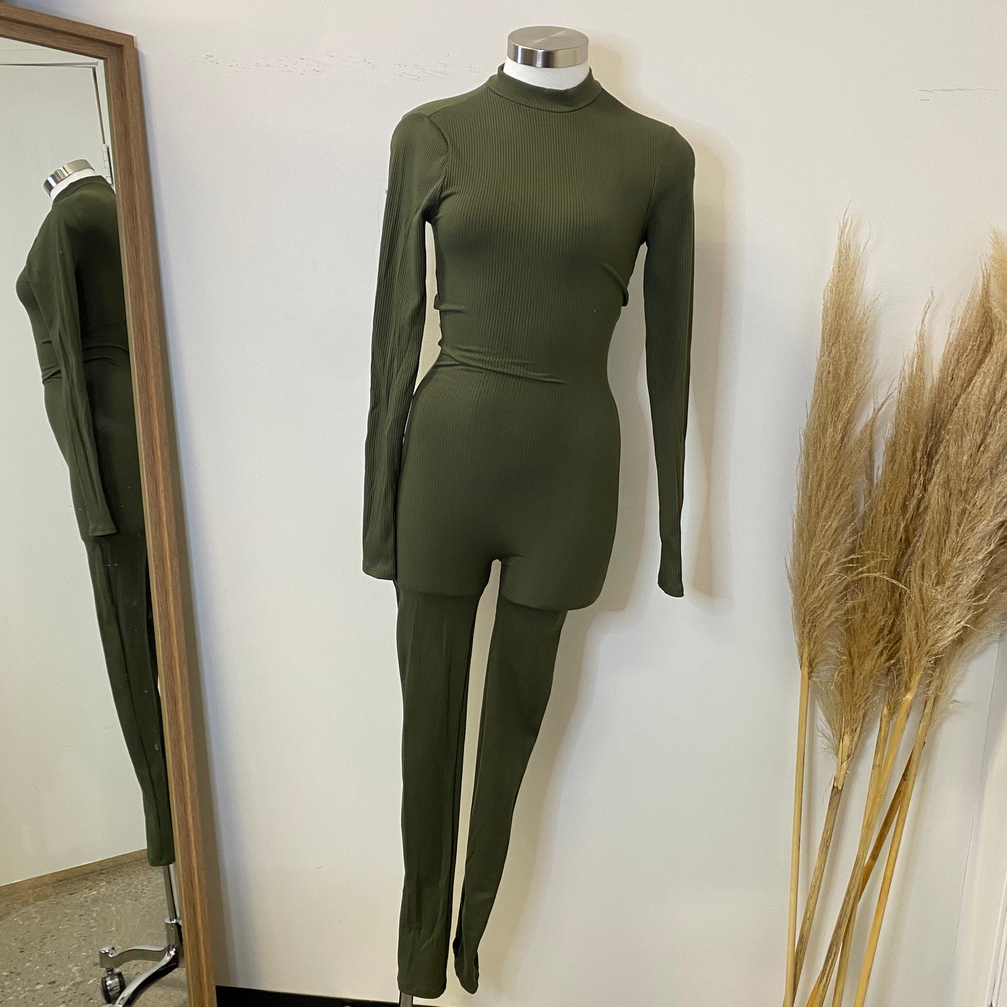 Olive Jumpsuit-Olive