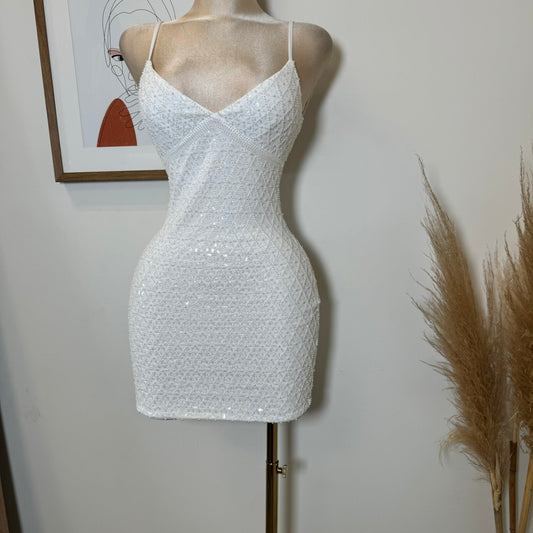 Grad Dress-White