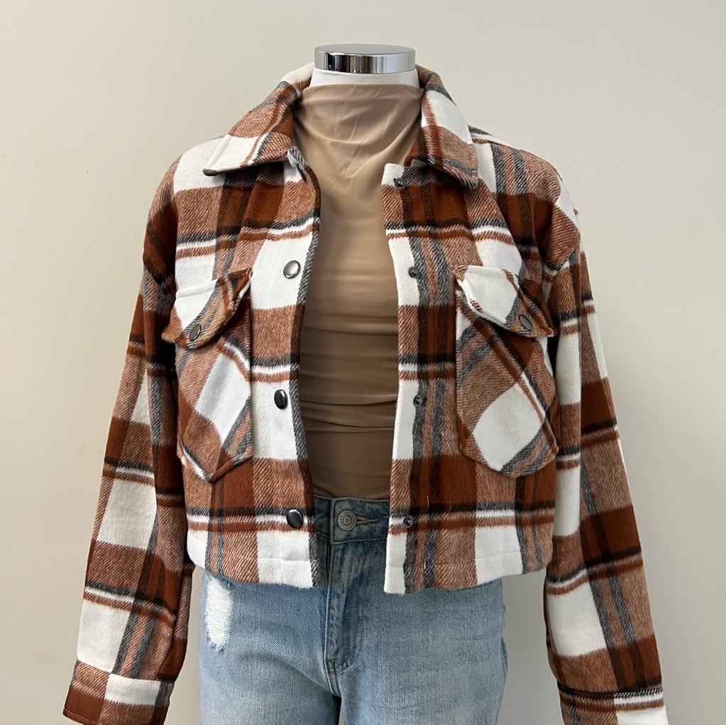 Aisha Crop Jacket -CAMEL