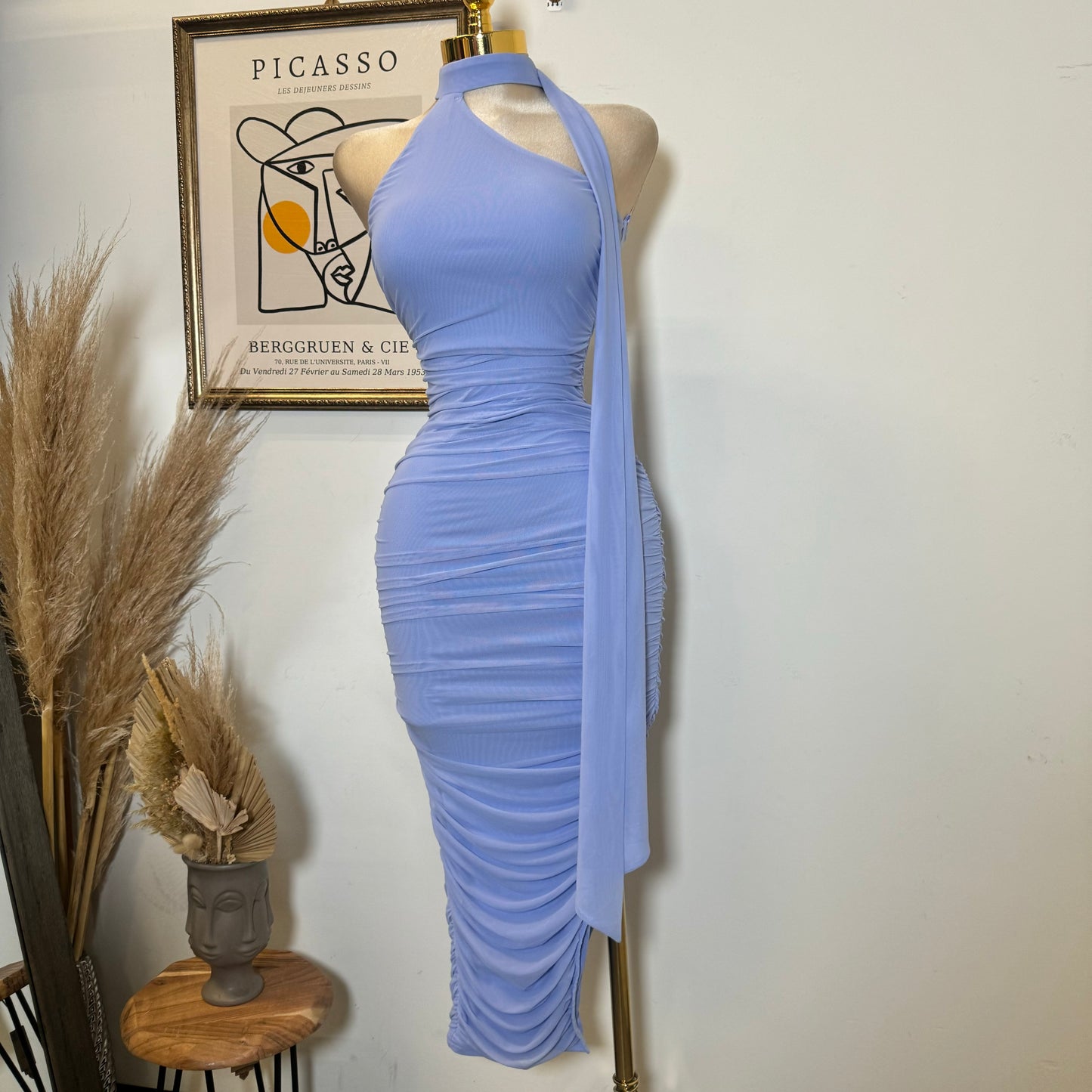 Evonne Dress-Periwinkle