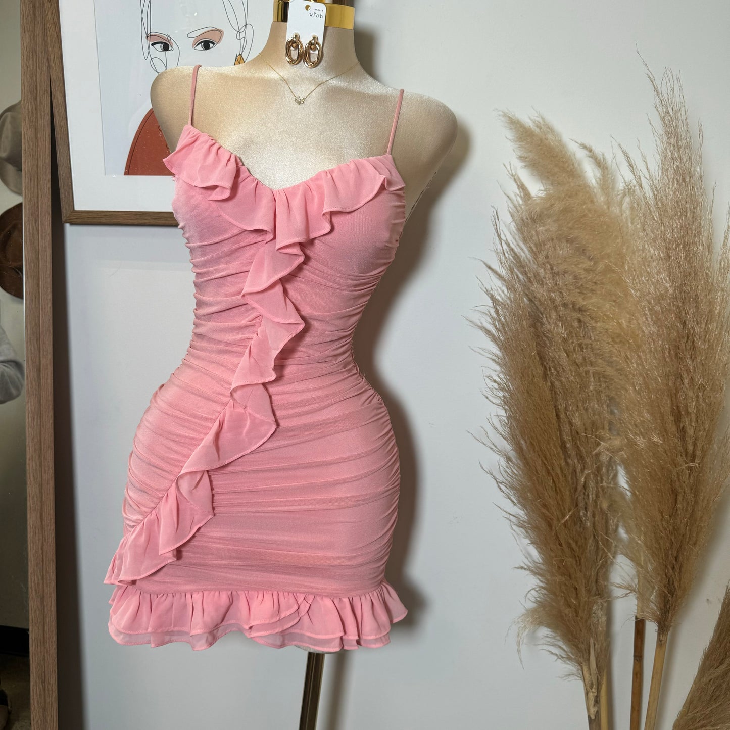 Chic Me Dress-Pink