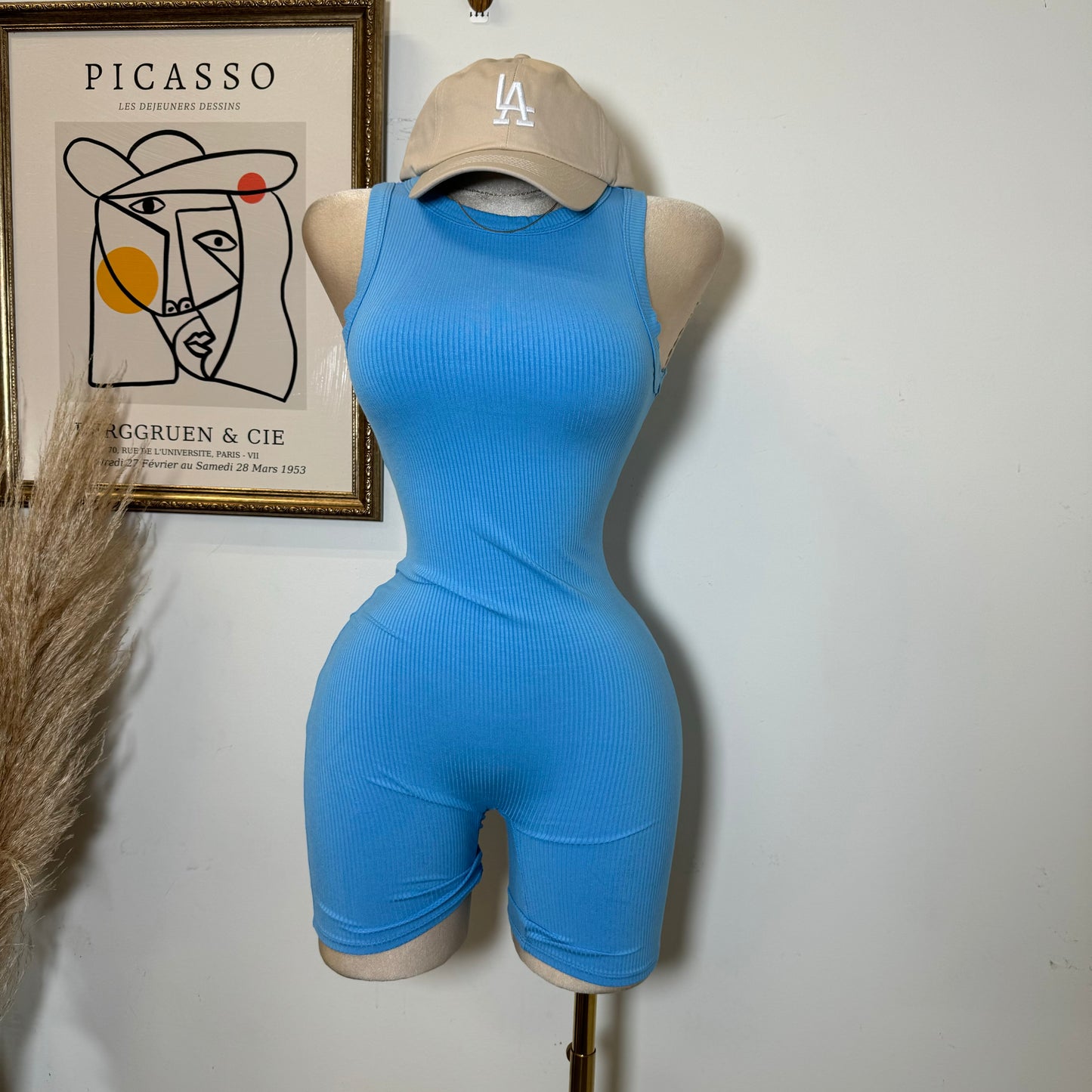 Sleeveless Snatched Romper