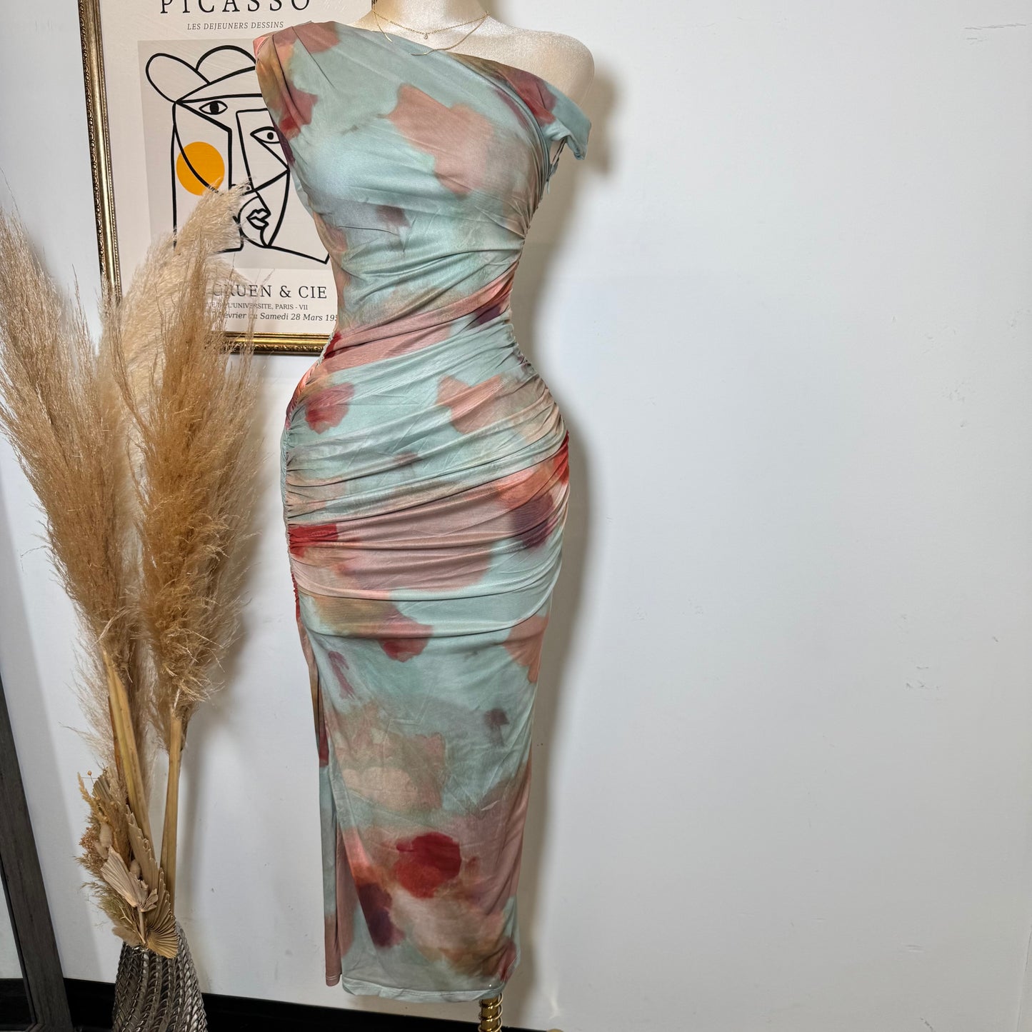 Luxi Dress-Mint