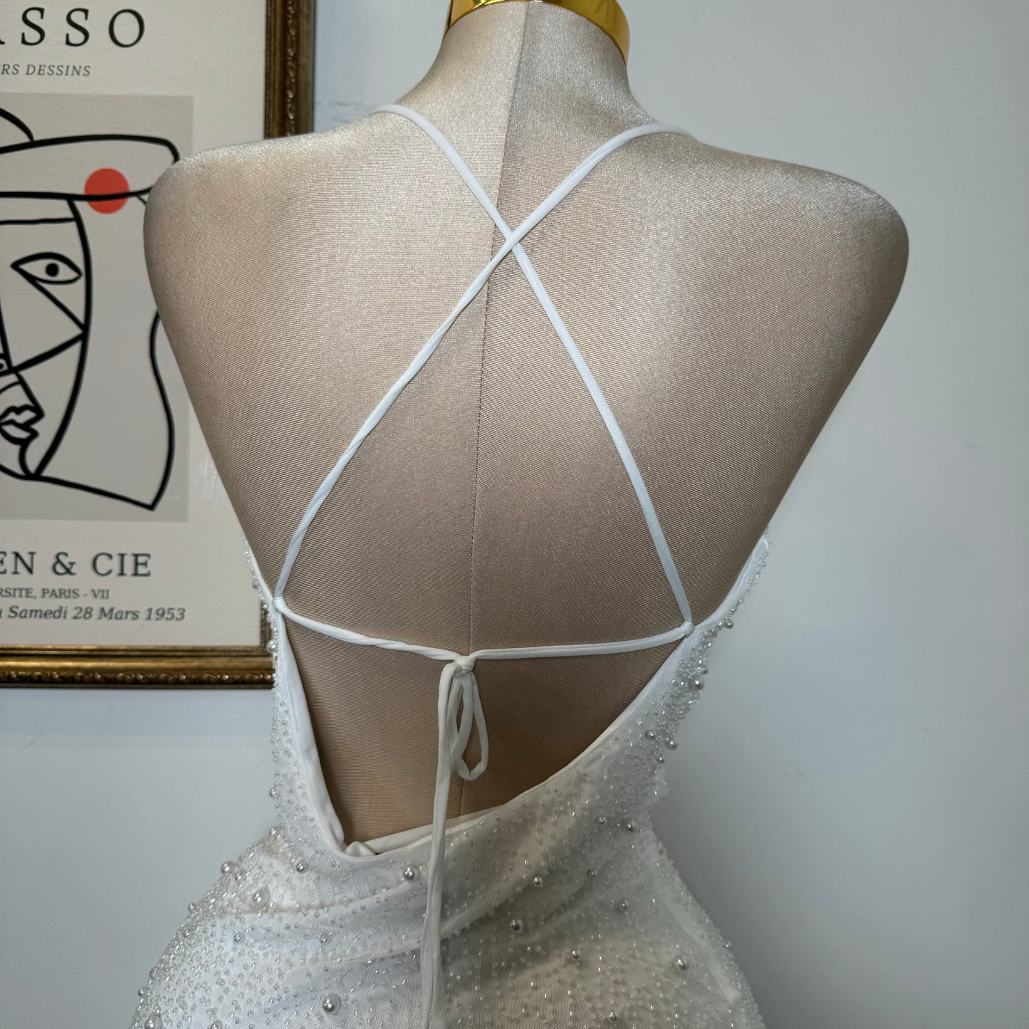 Sexy Pearl Dress-White