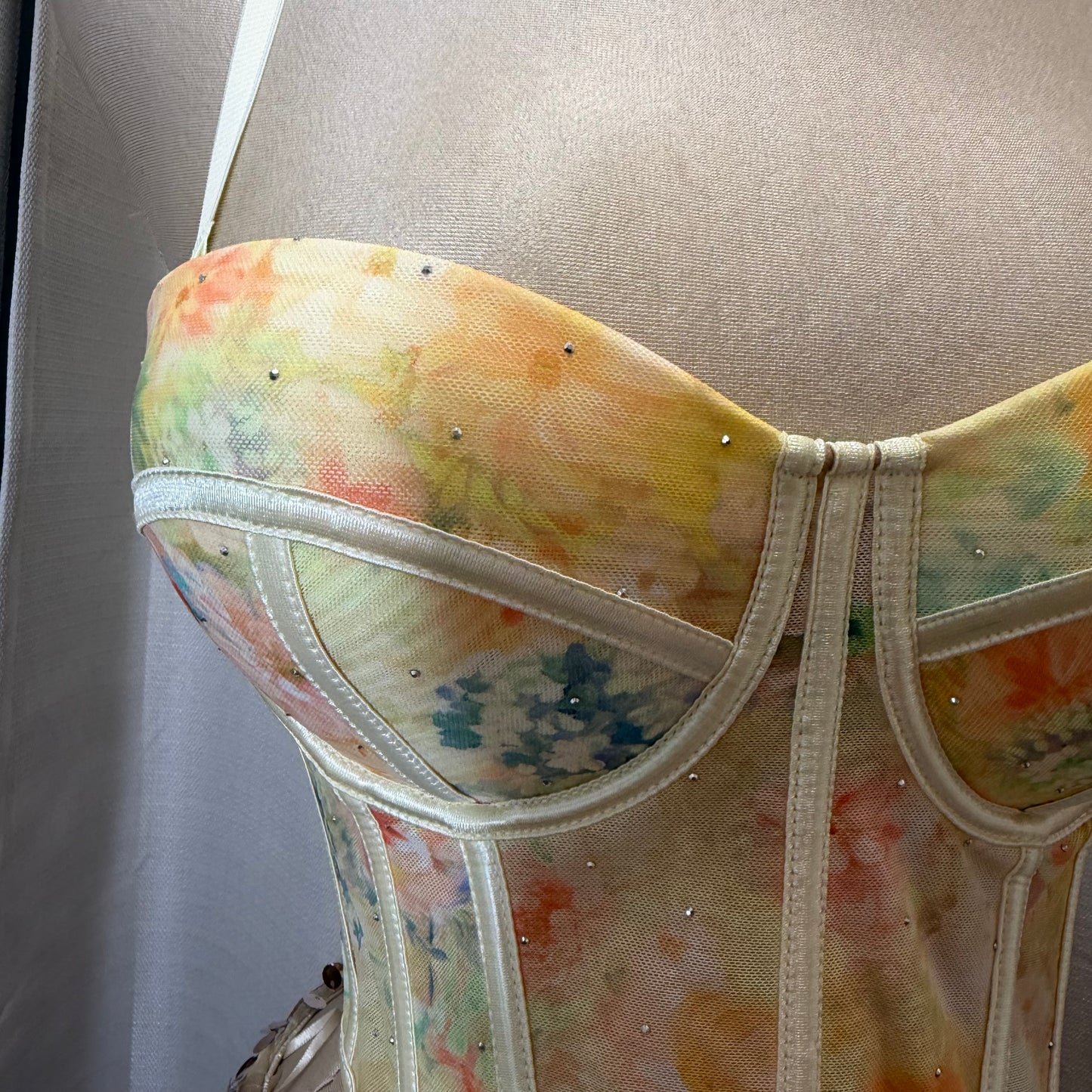 Corset Flower Corset-yellow