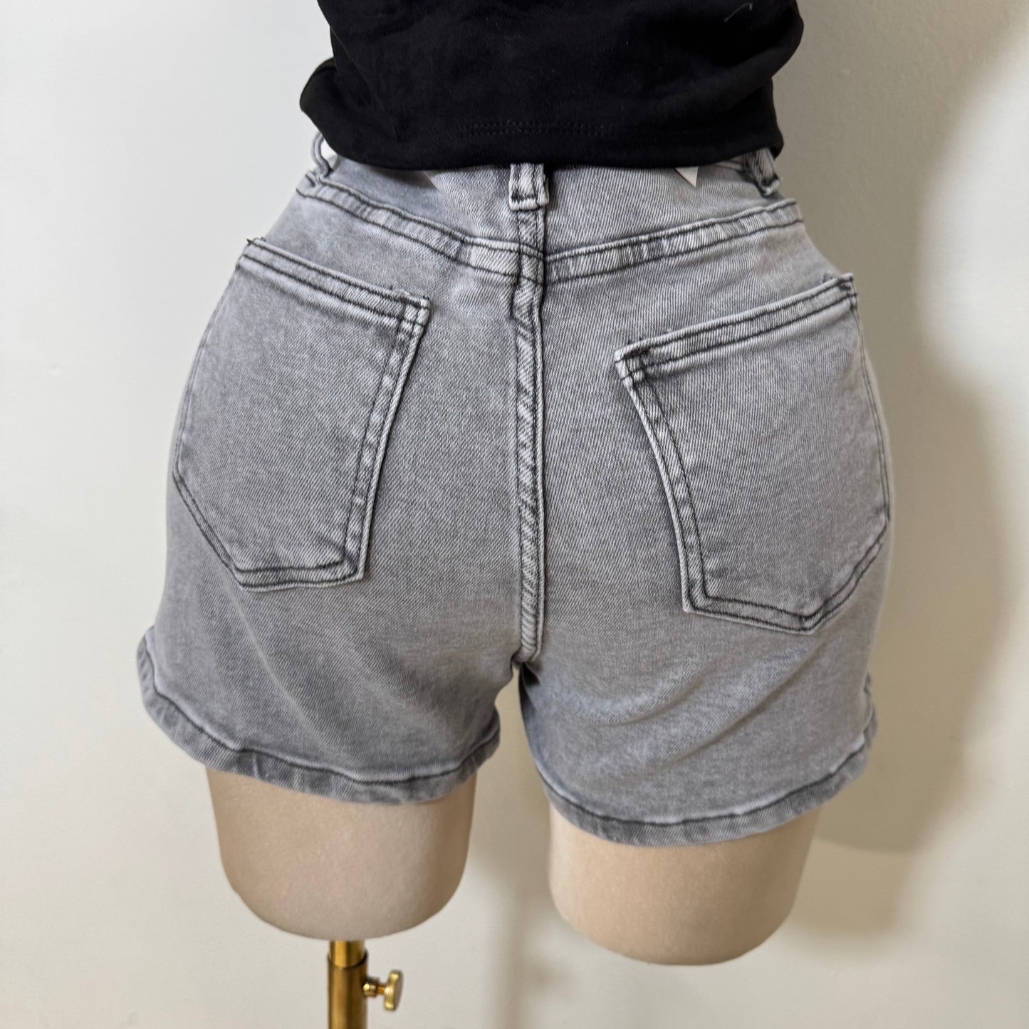 Lucy Denim Skort -Black Denim