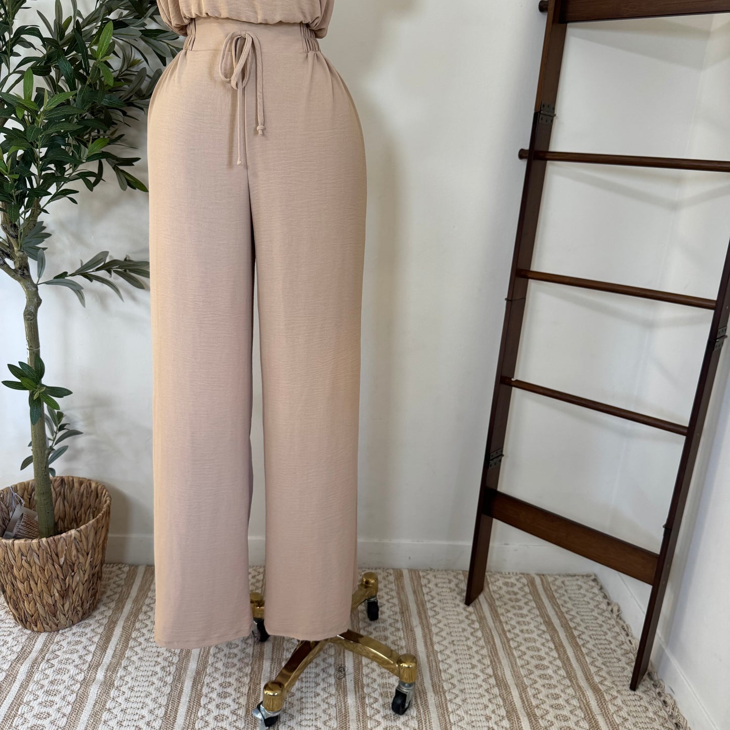 Comfy Pant Set-Khaki