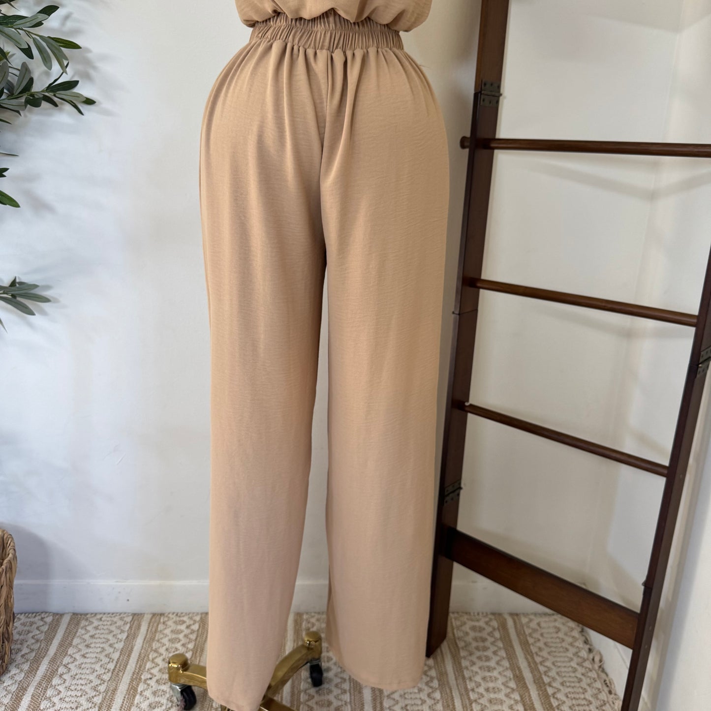 Comfy Pant Set-Khaki