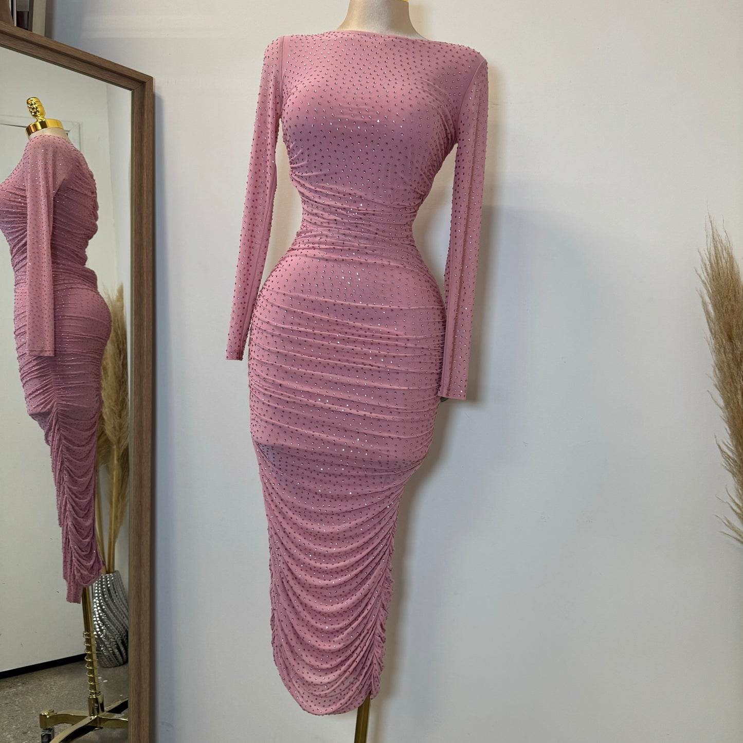 La Diabla Dress-Baby Pink
