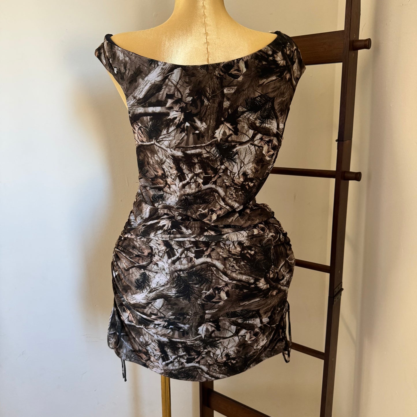 Camo Asymmetrical Dress Plus size -Camo