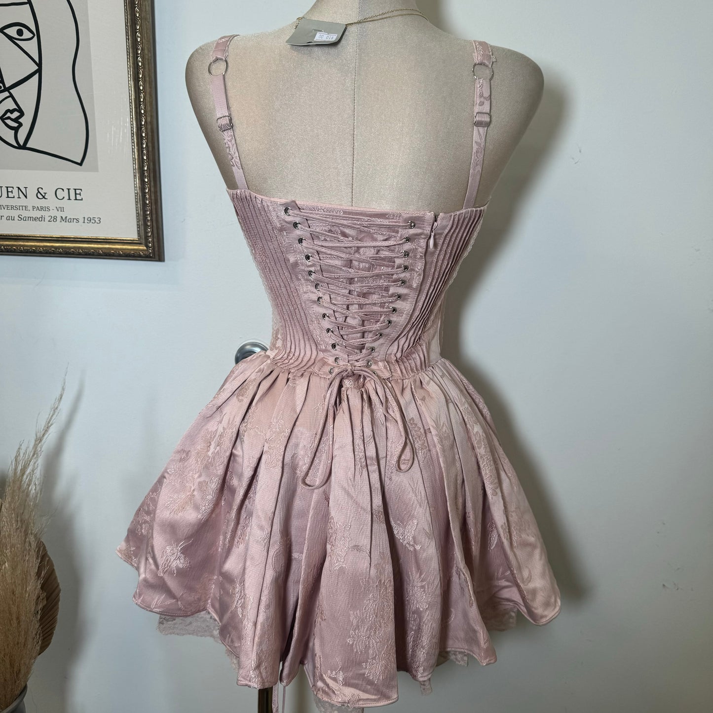 Bridgerton Corset Dress-Mauve