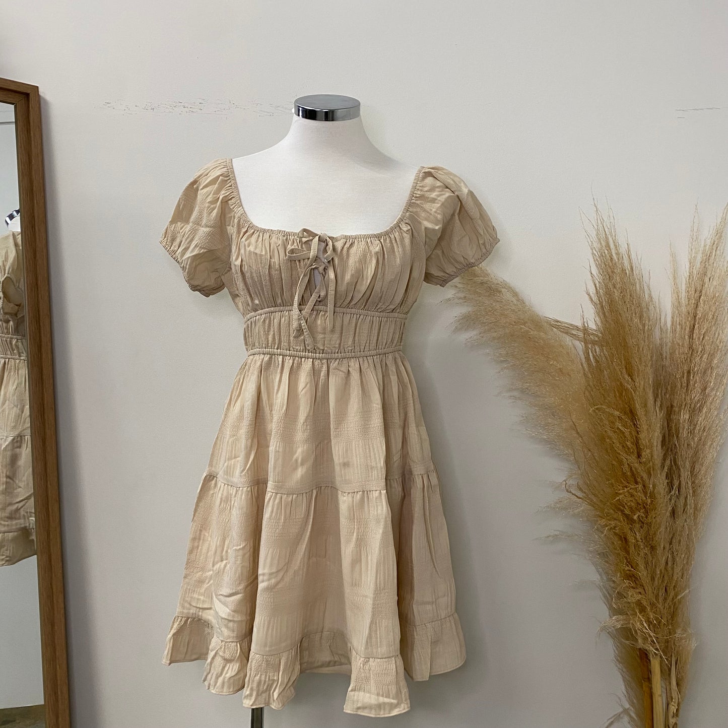 Daisy Dress-Beige