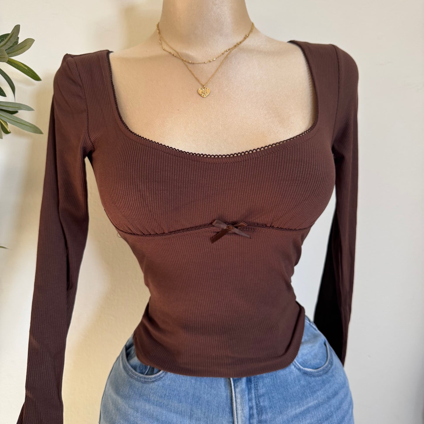 Bow Top Long Sleeve