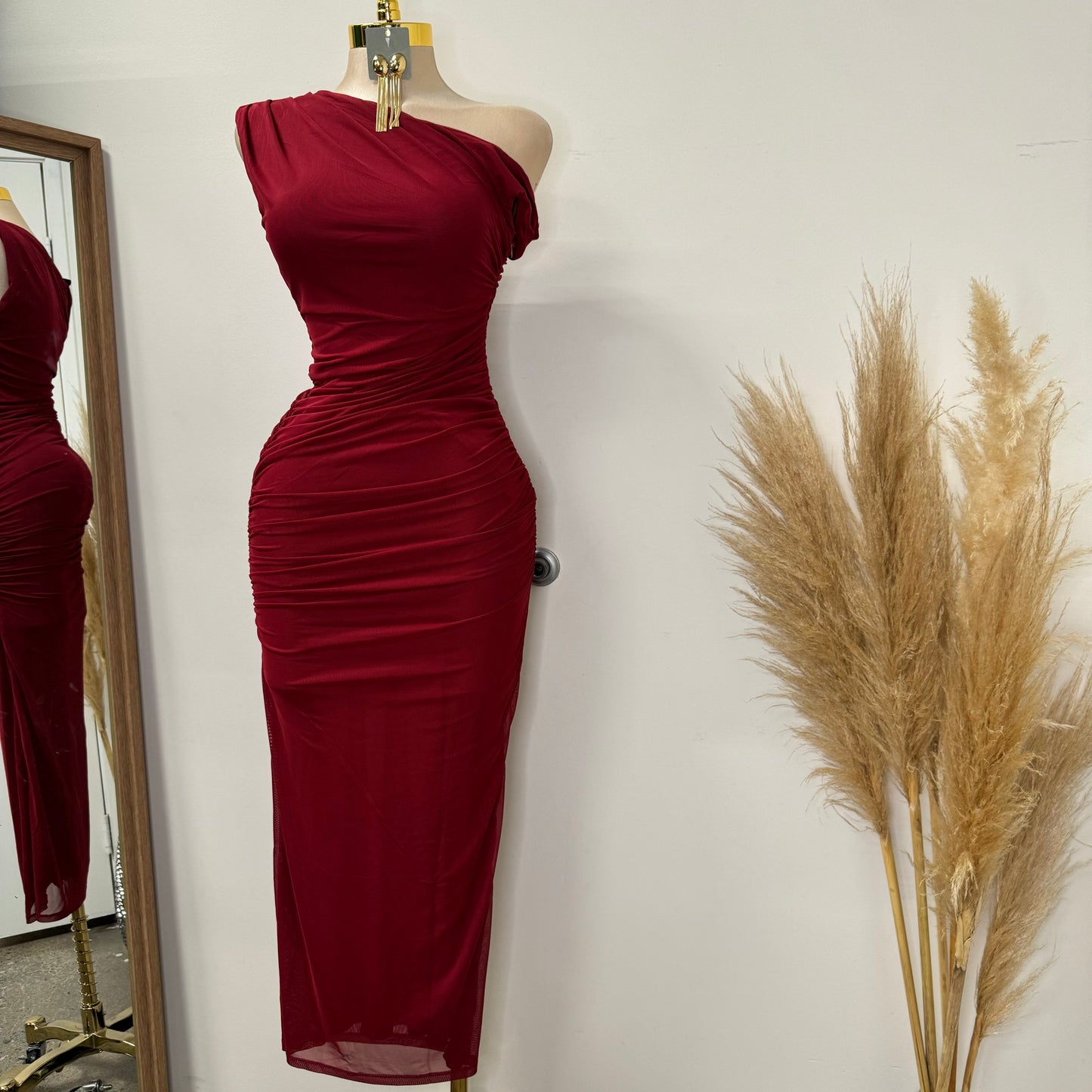 Luxi Dress-Red