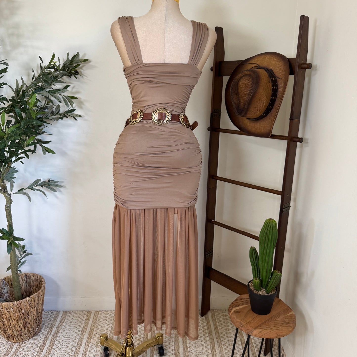 Ella Dress-Mocha
