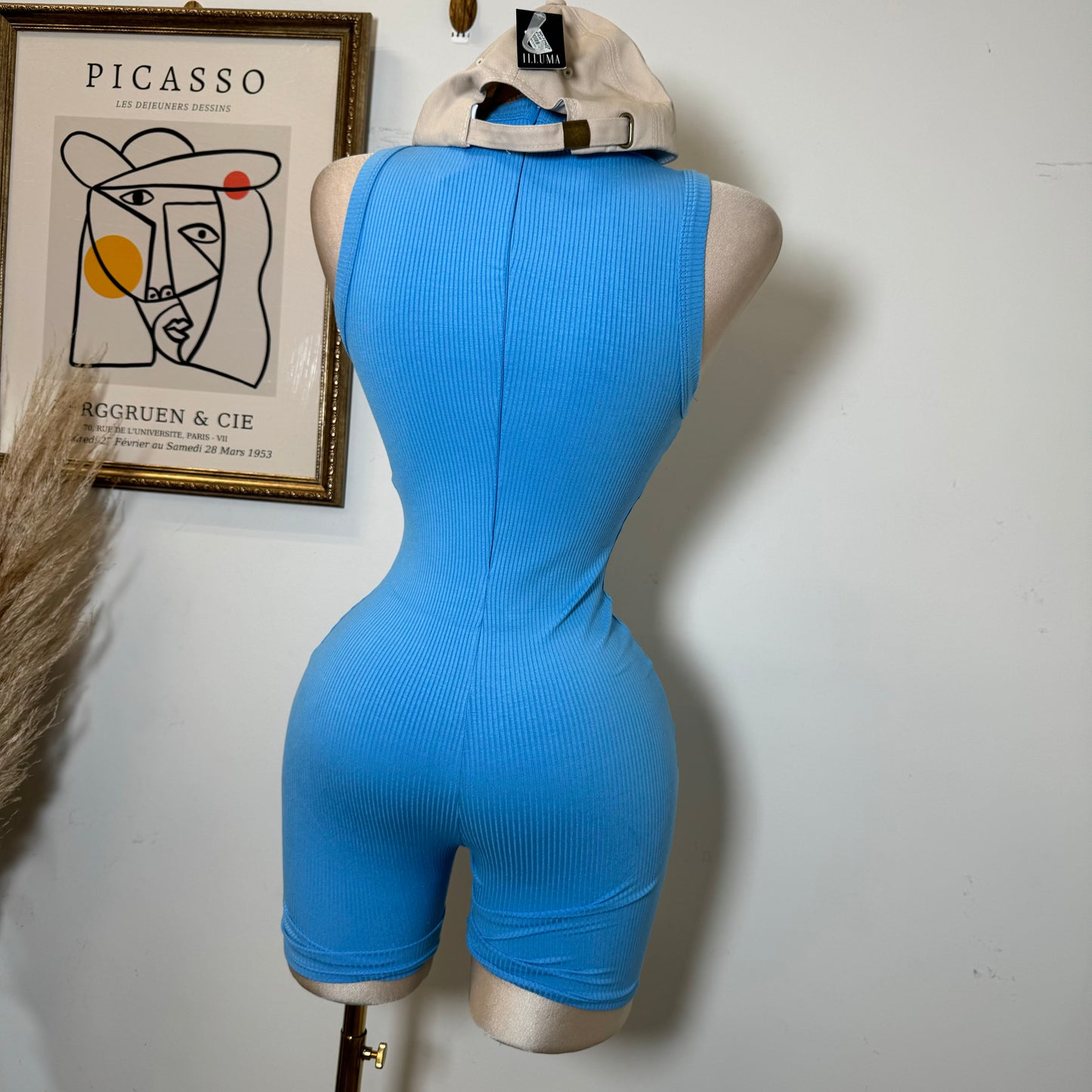 Sleeveless Snatched Romper