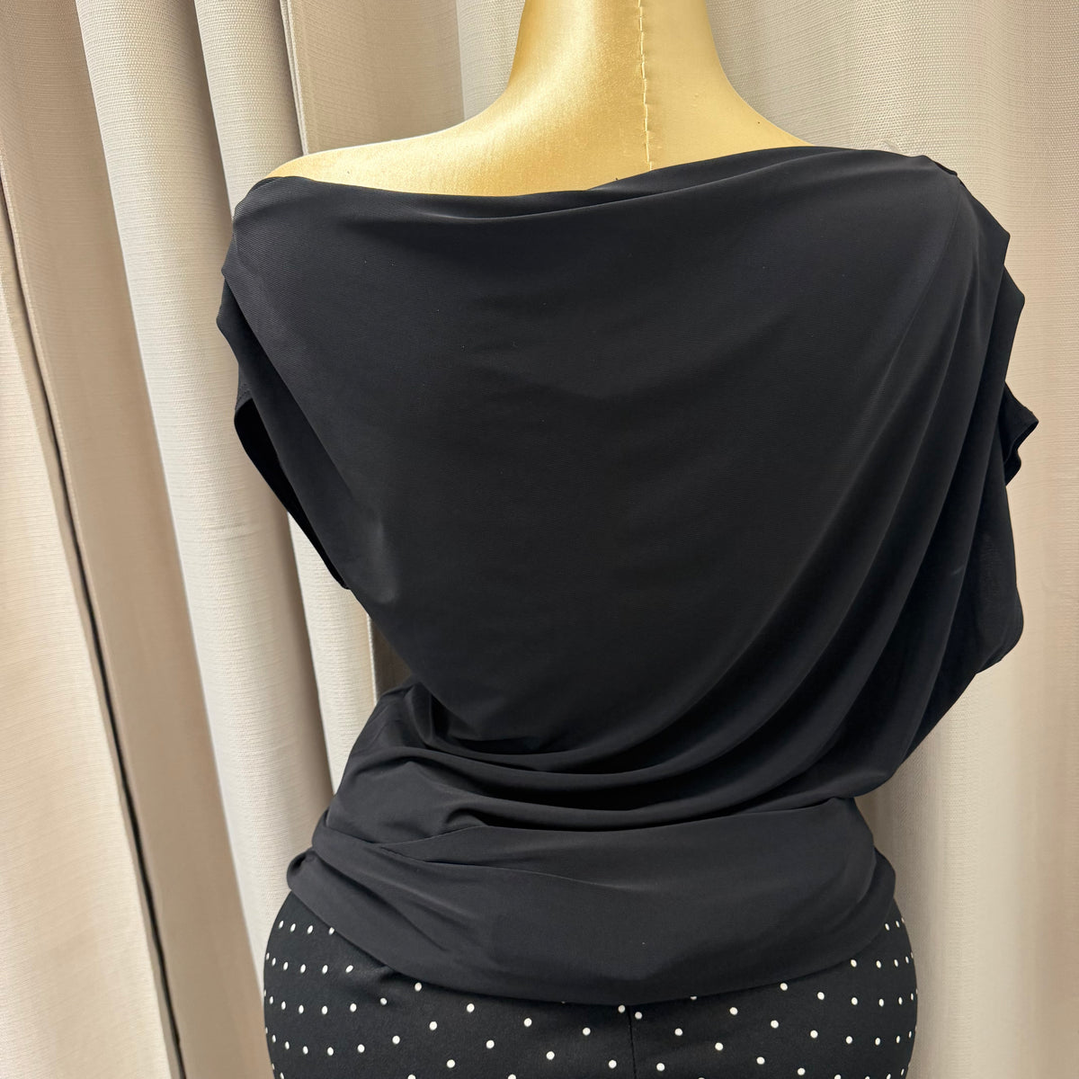PL-Sonia Plus size Top-Black
