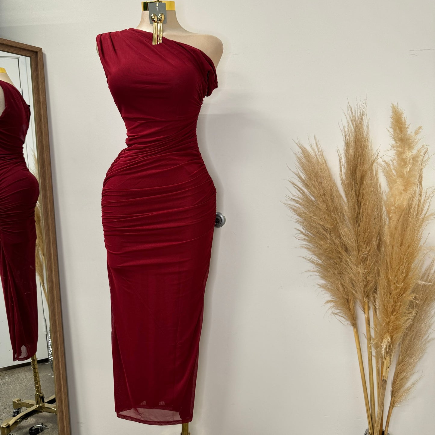 Luxi Dress-Red