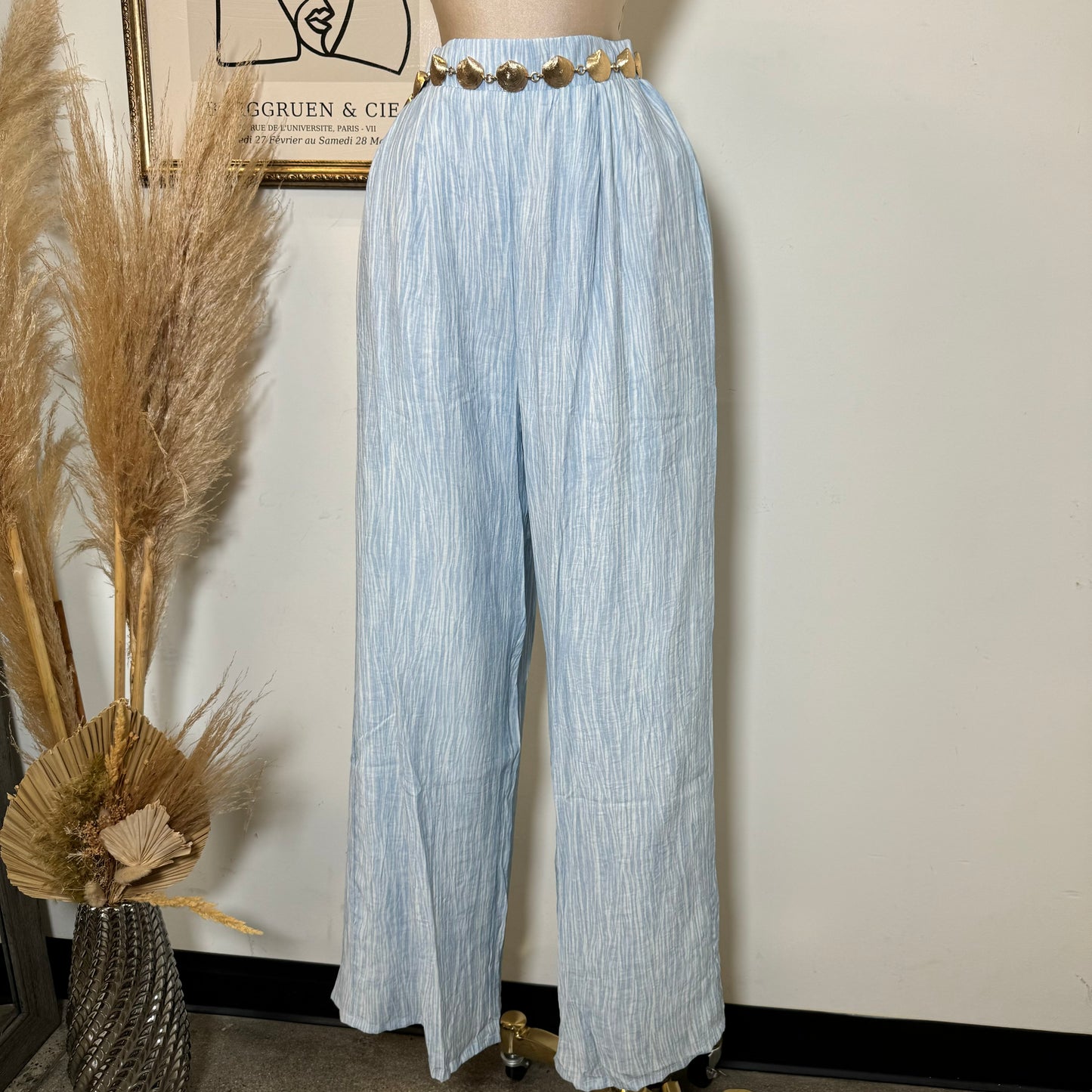 Luxy Pant Set-Blue