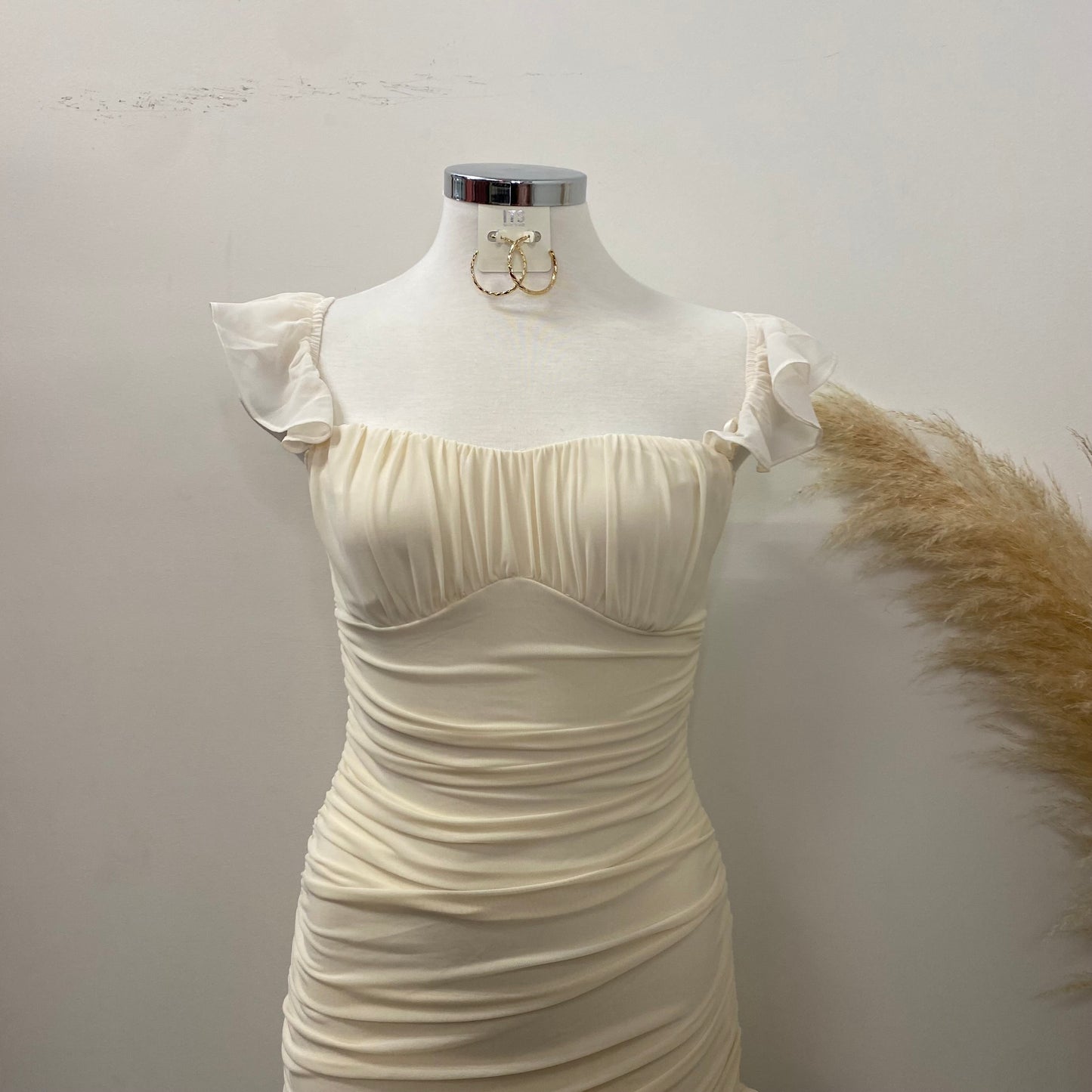 Cancun Dress-Cream