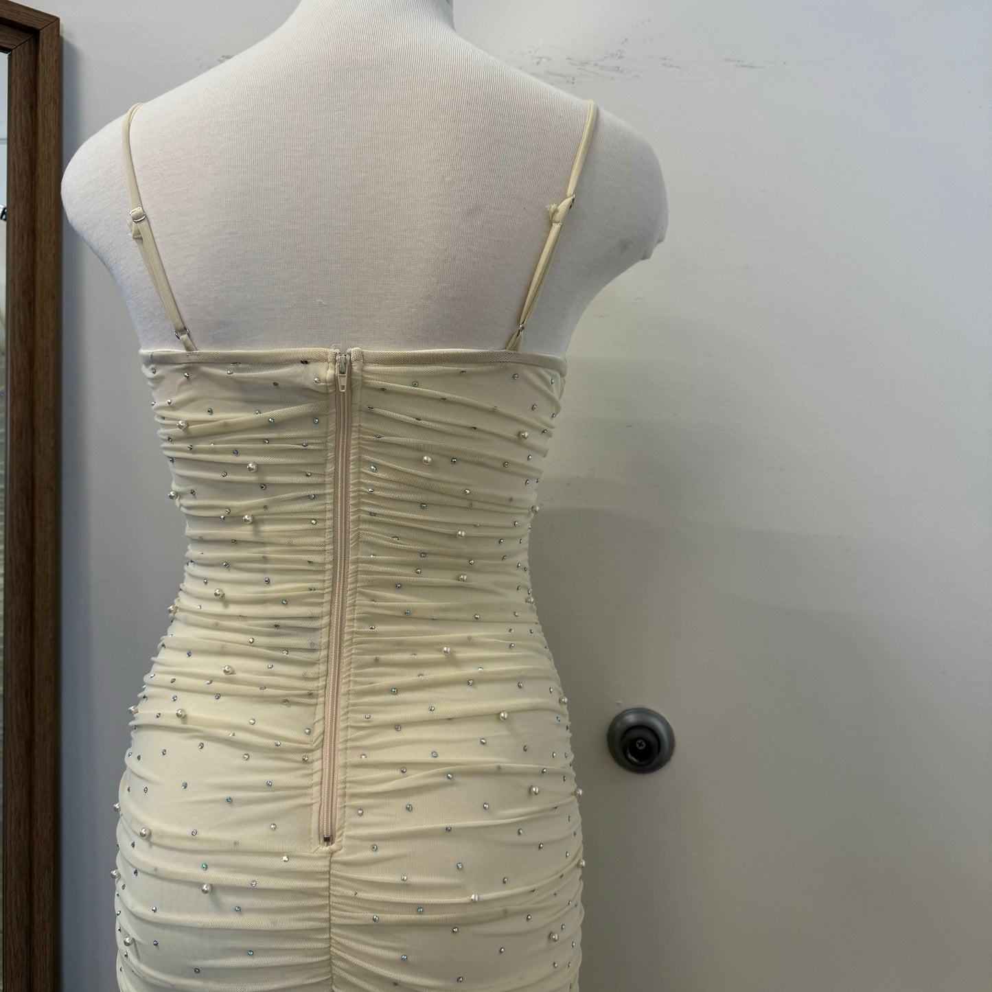 Kaeli Mesh Dress-White