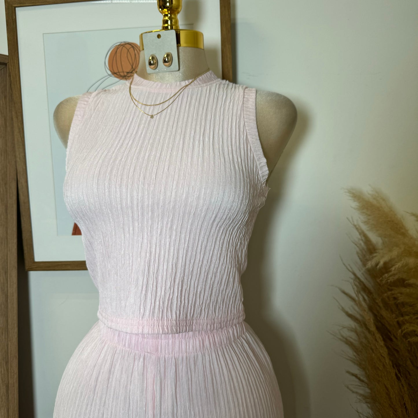Tamara Two Piece Set-Baby Pink