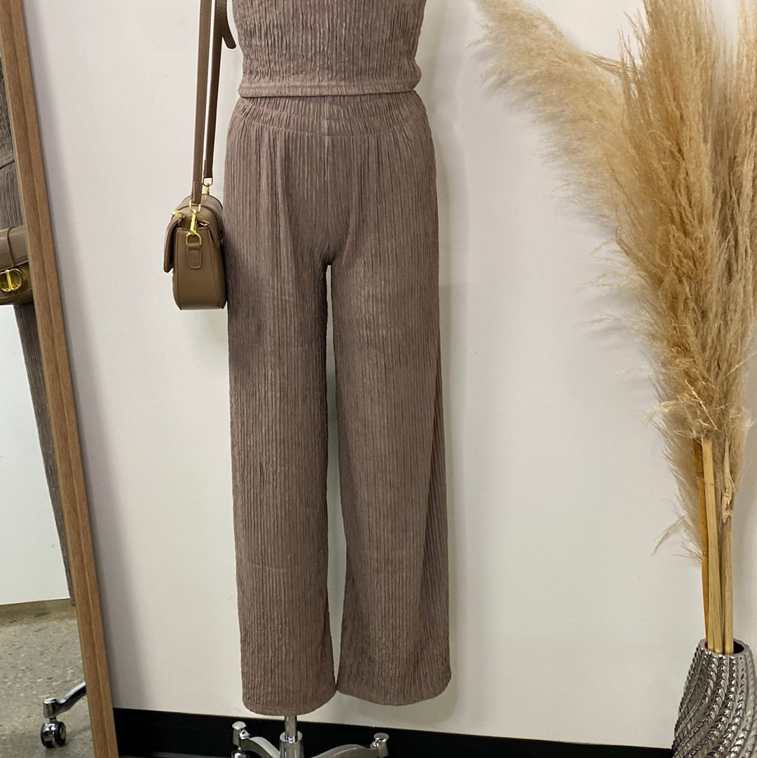 Tamara Two Piece Set-Cocoa