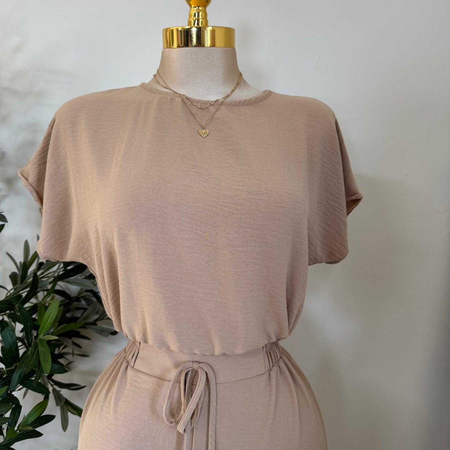 Comfy Pant Set-Khaki