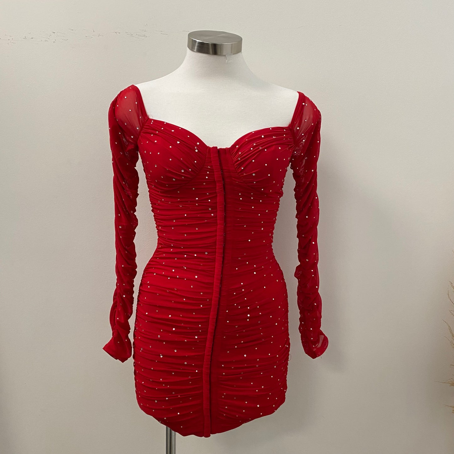 All About Me Dress-Red