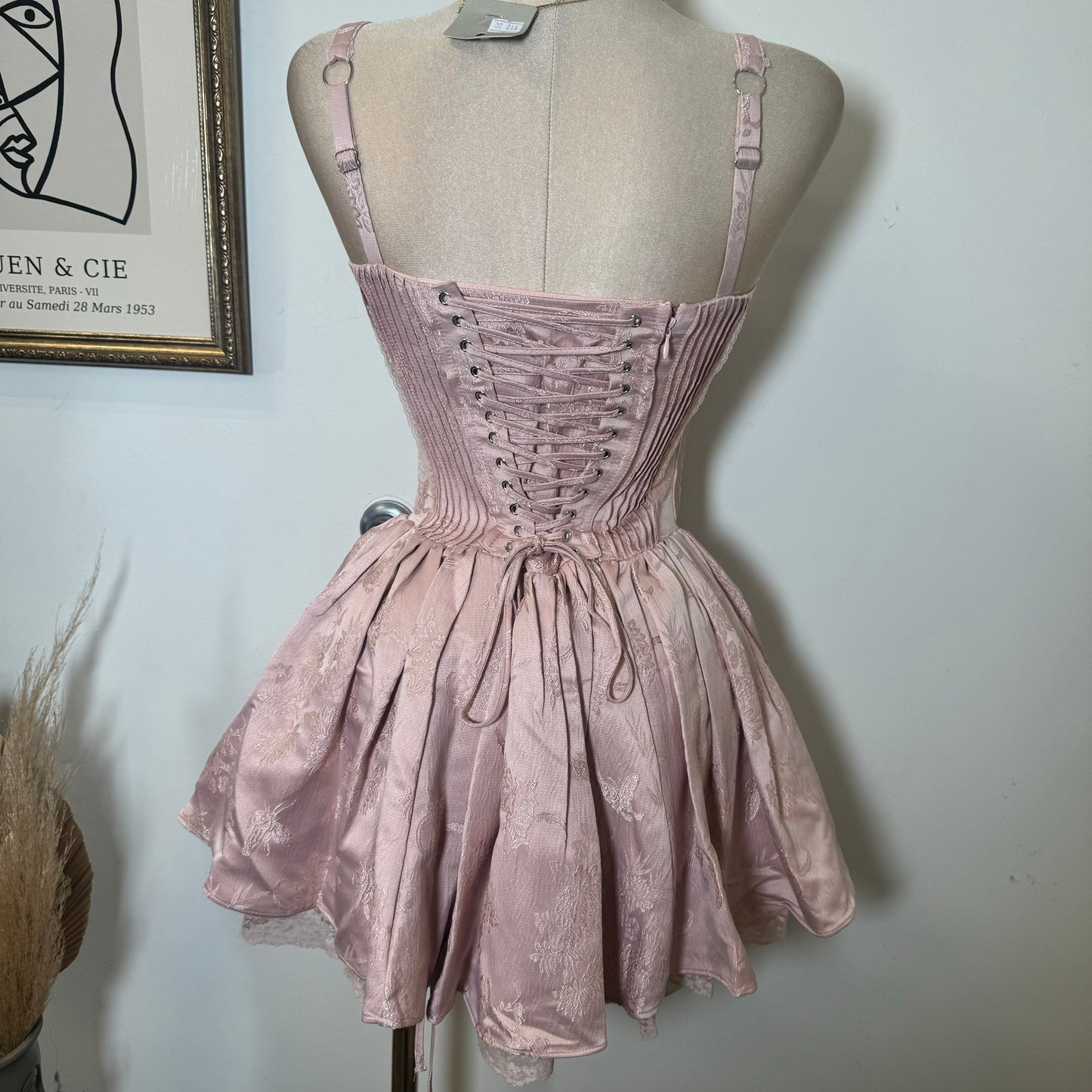 Bridgerton Corset Dress-Mauve