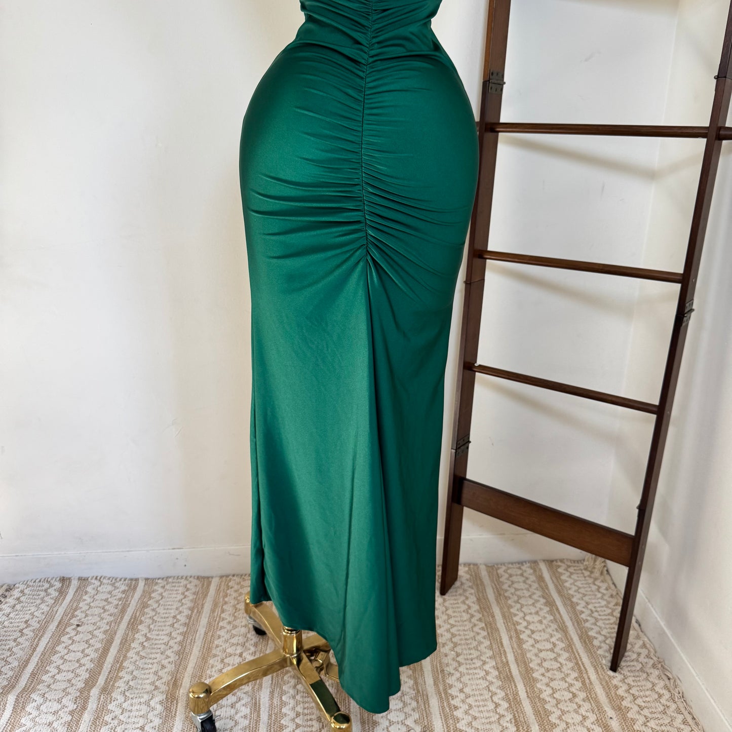 Off Shoulder Gala Dress-Esmerald