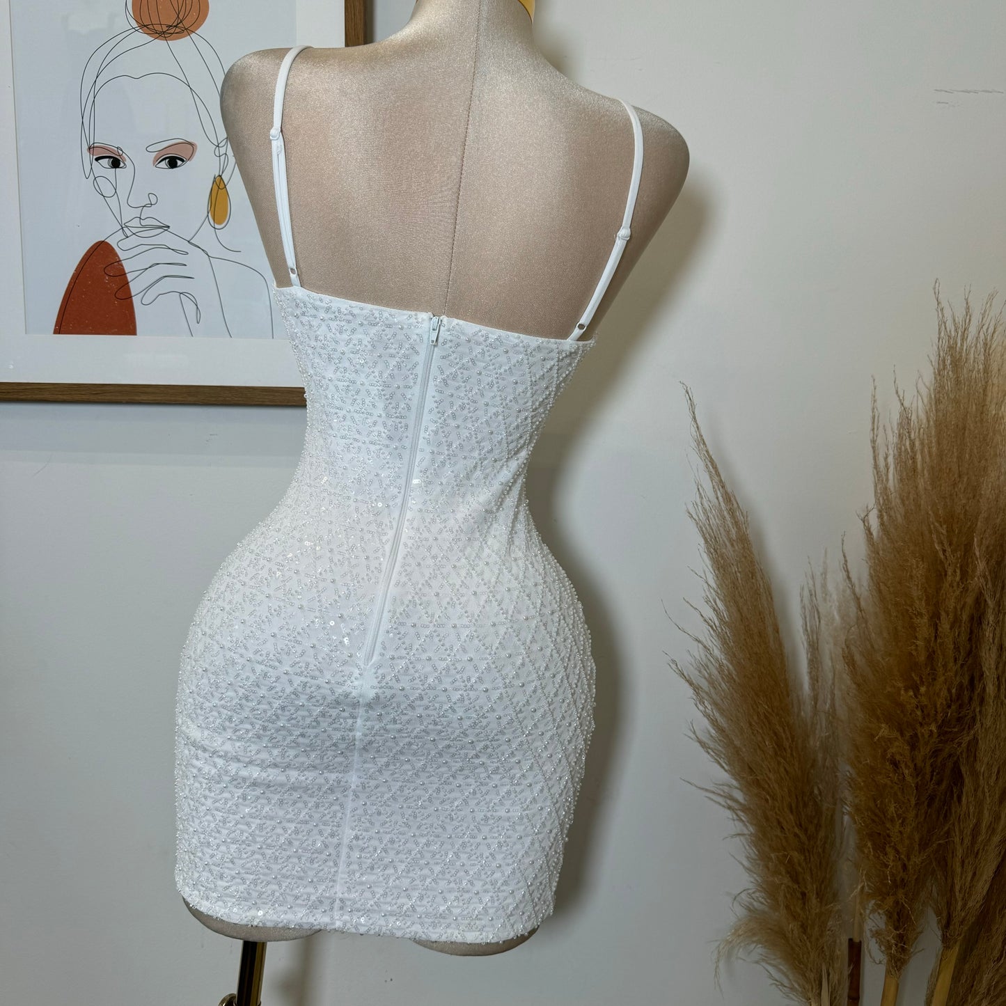 Grad Dress-White