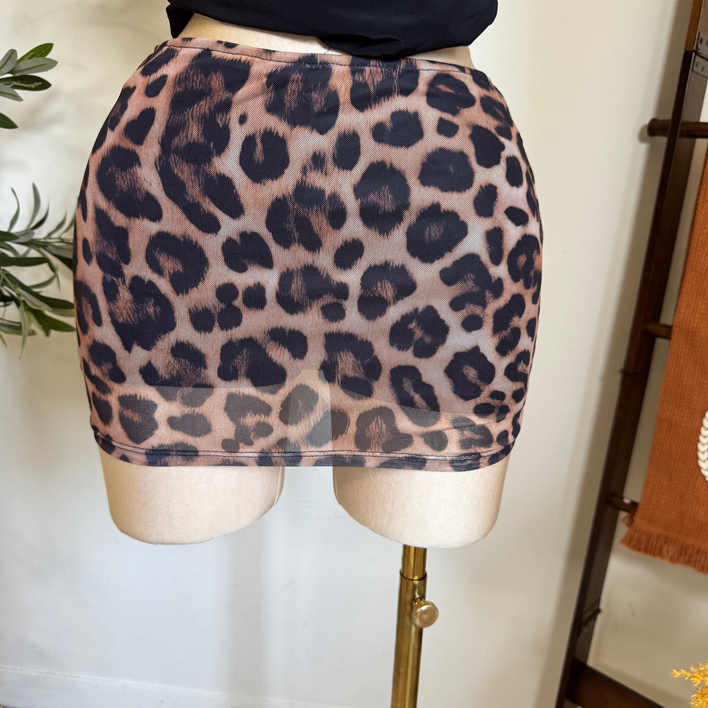 Cheetah Skirt-Animal print