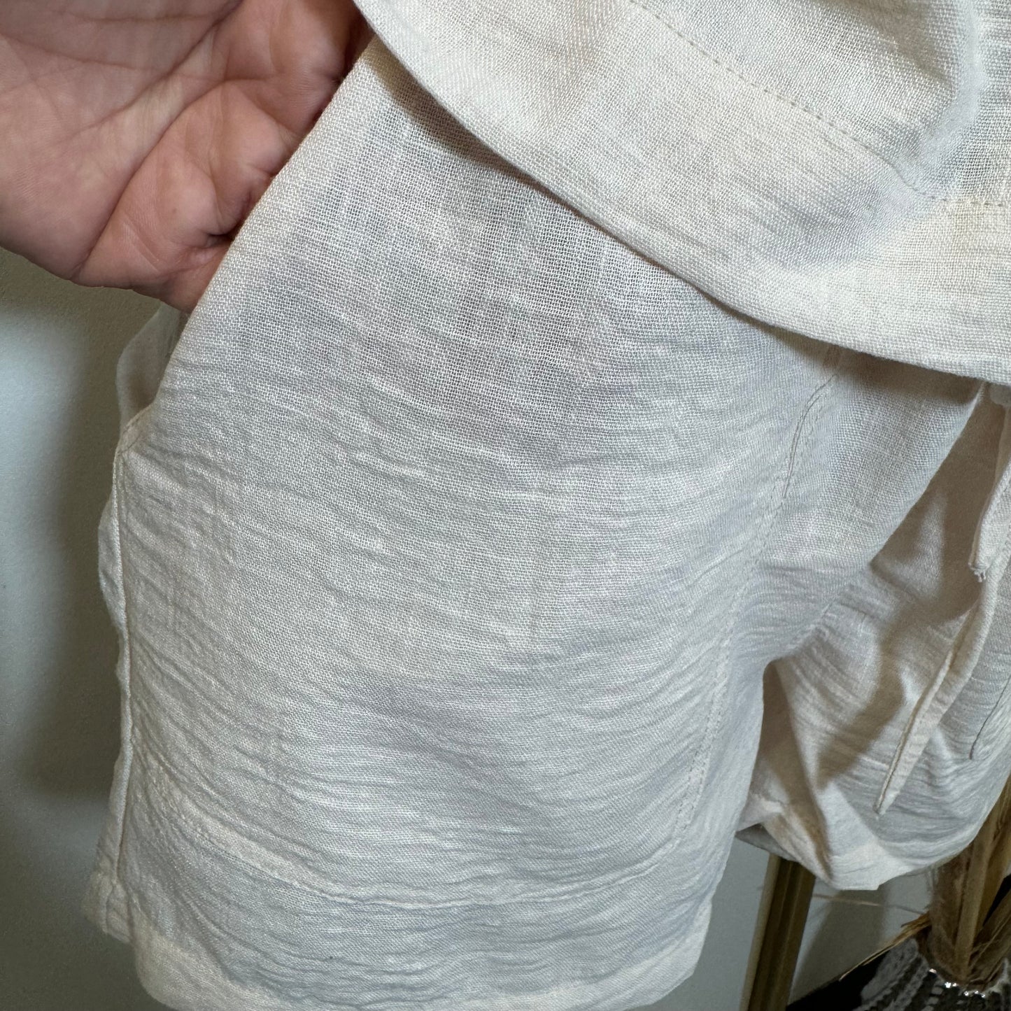 Short Sleeve Set -Ivory