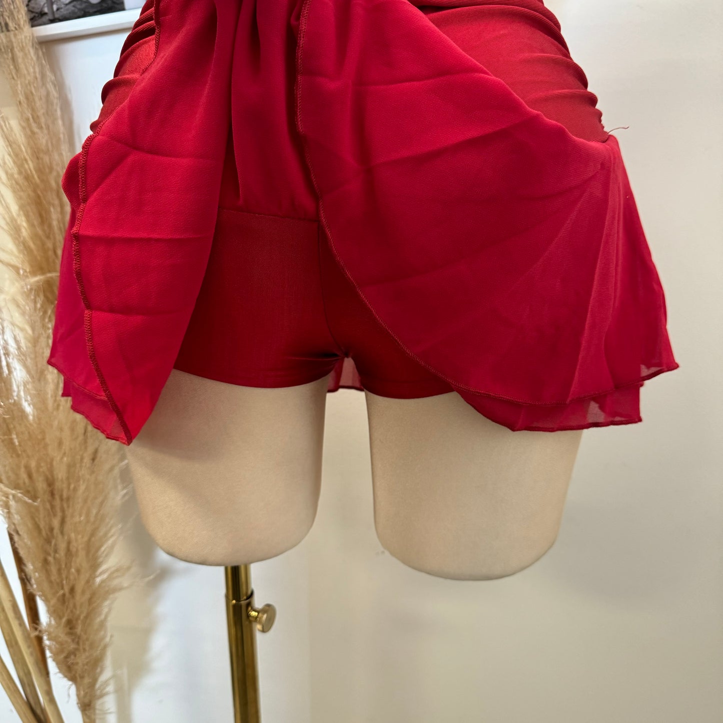El efecto Skirt Set-Red