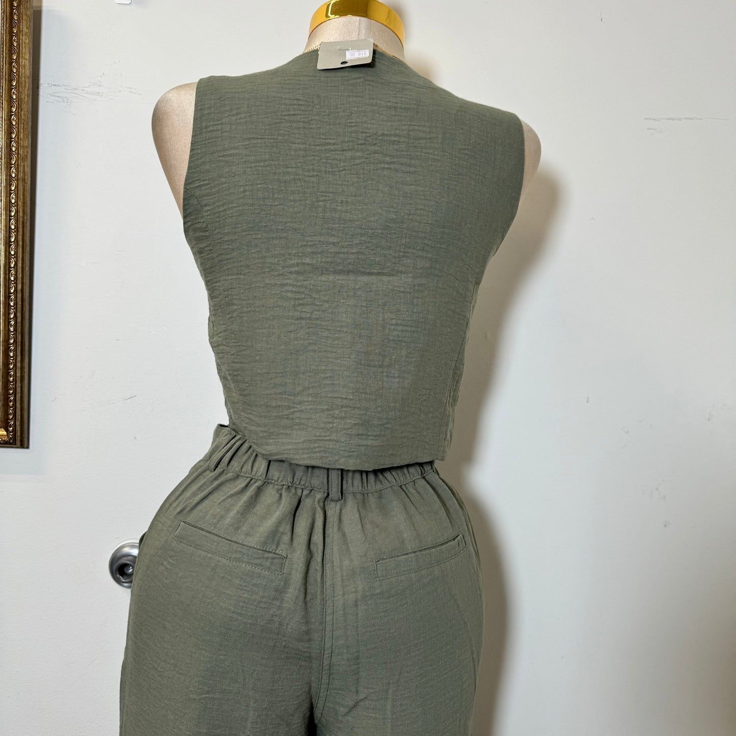 Frescura Pant Set-Olive