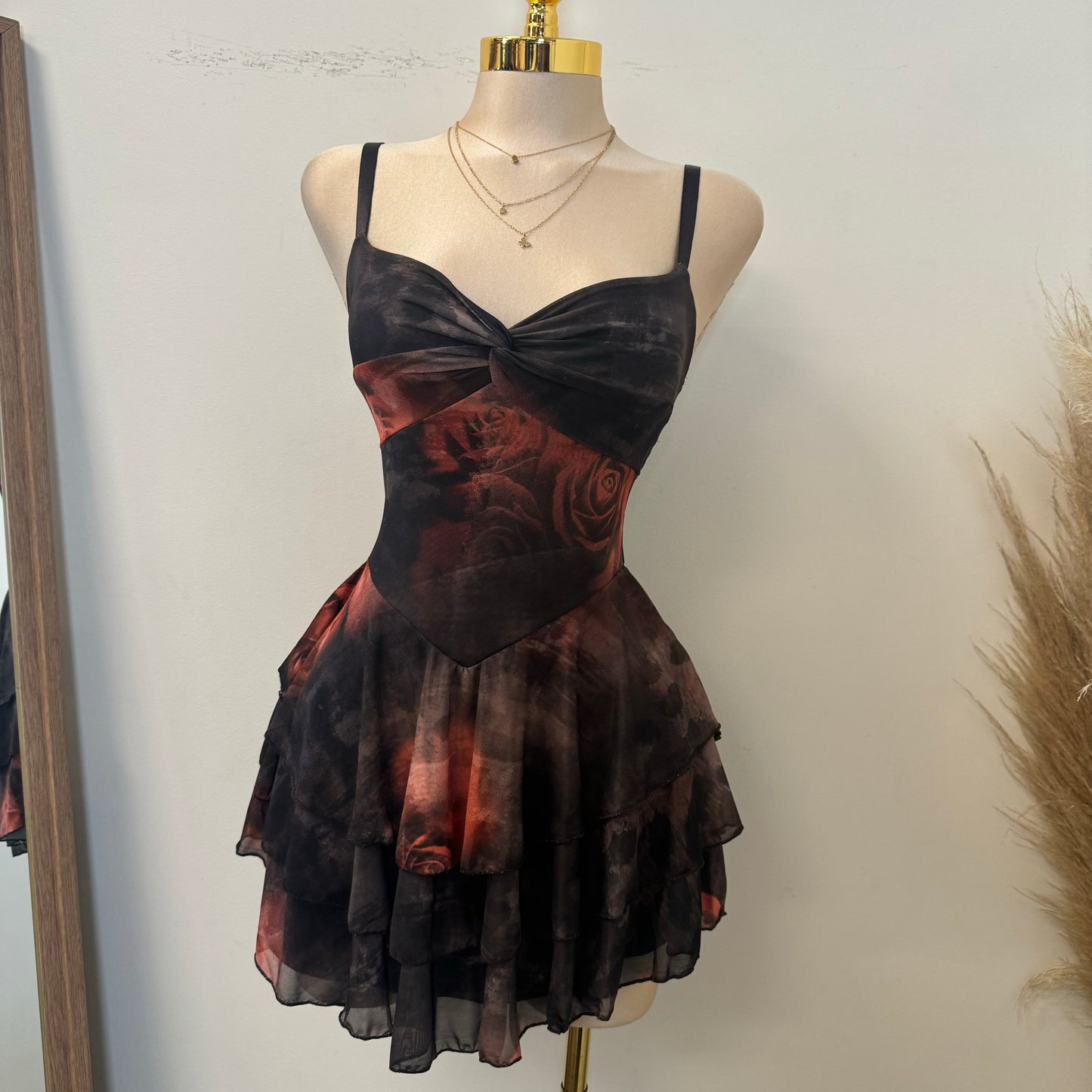 Rosie Dress-Multi Black