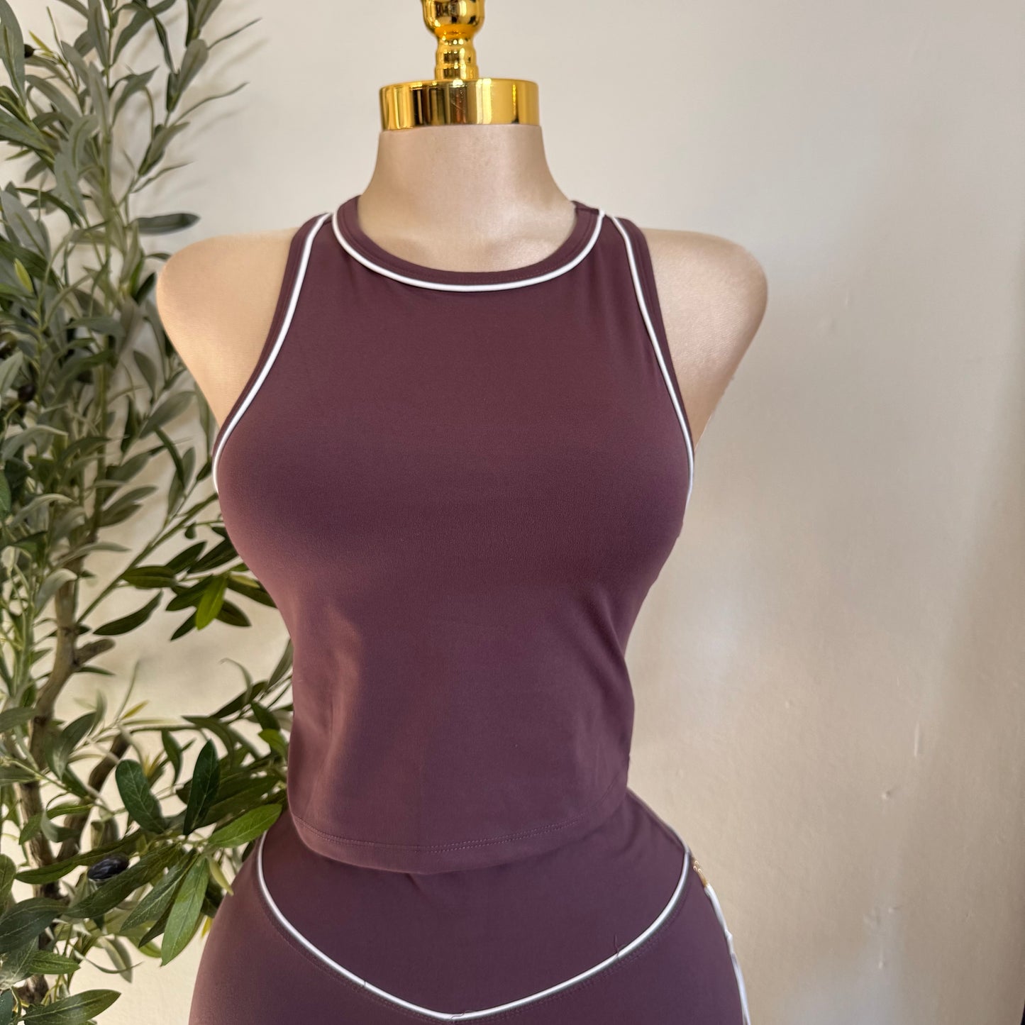 Sport Top- Burgundy