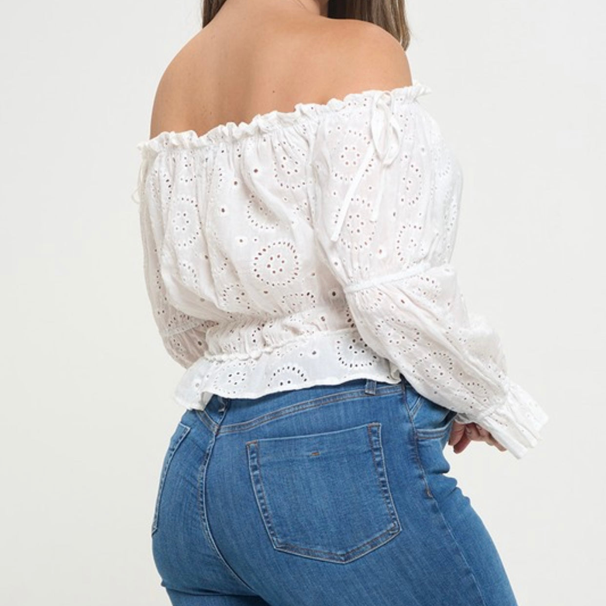 Lace Top PL-White