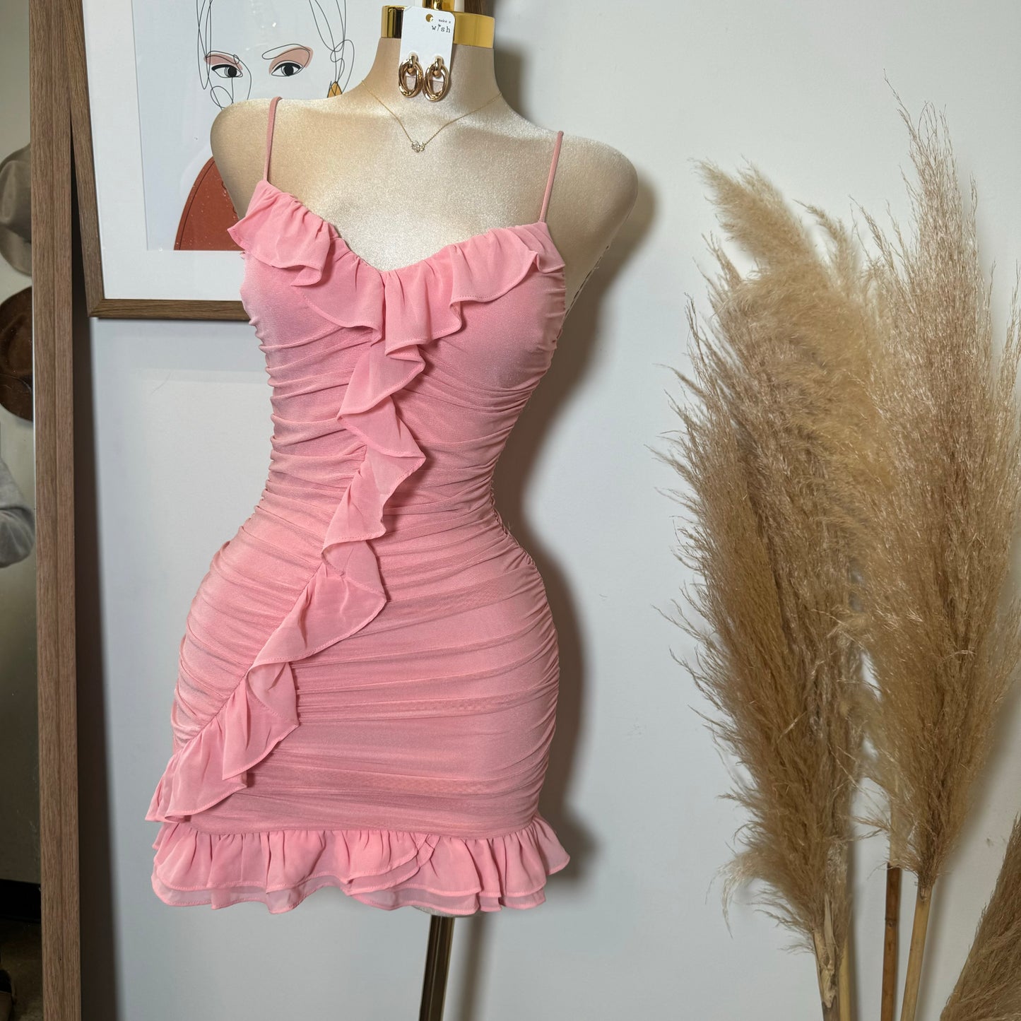 Chic Me Dress-Pink