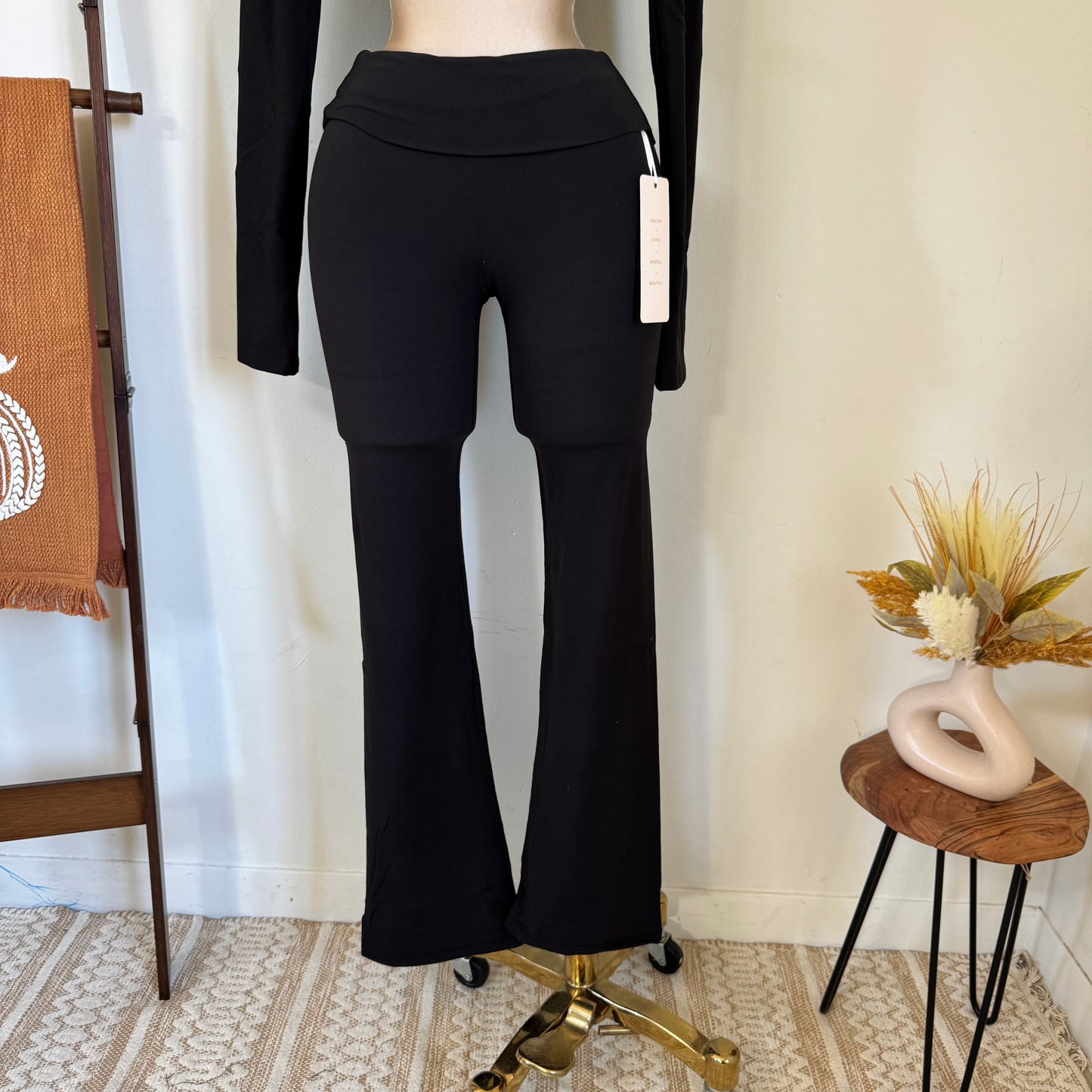 Flare Leggings-Black