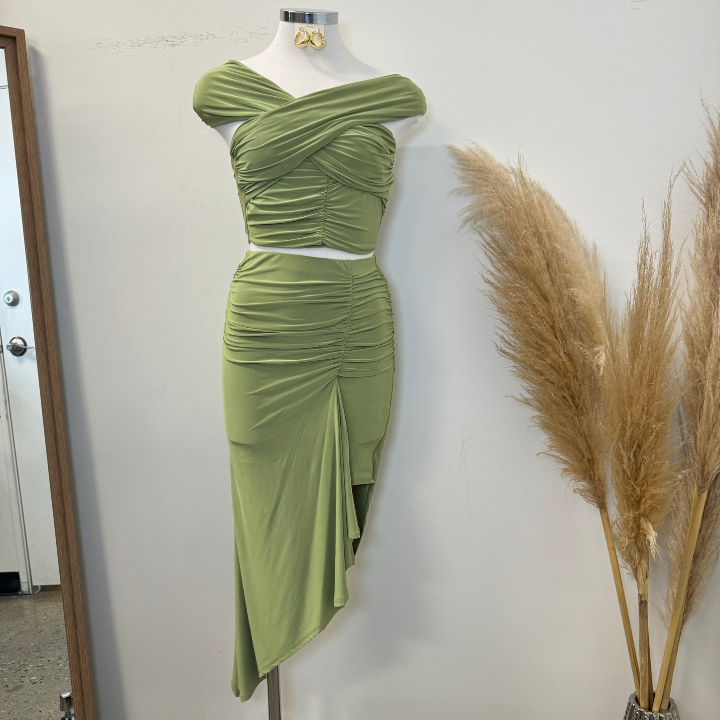 Fabiola Two Piece Set -Green