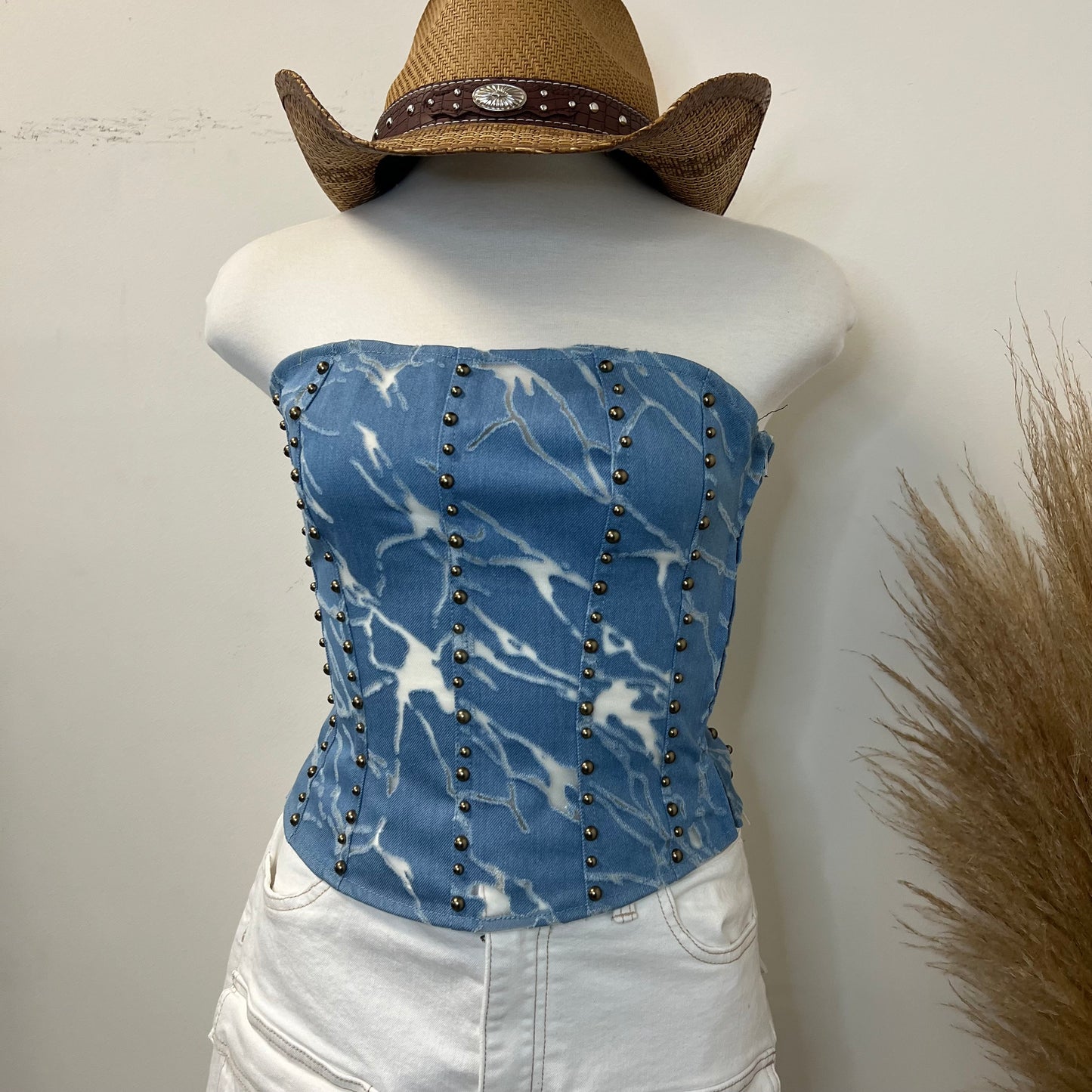 Pico Corset-Blue