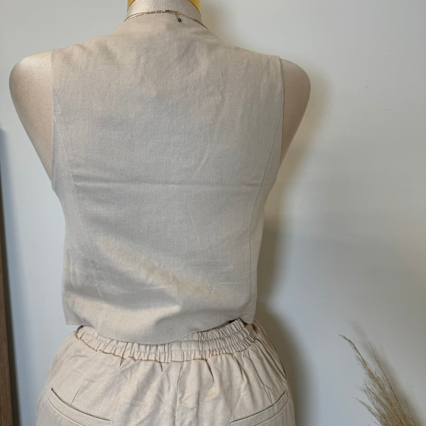 Knot Pant Set-beige