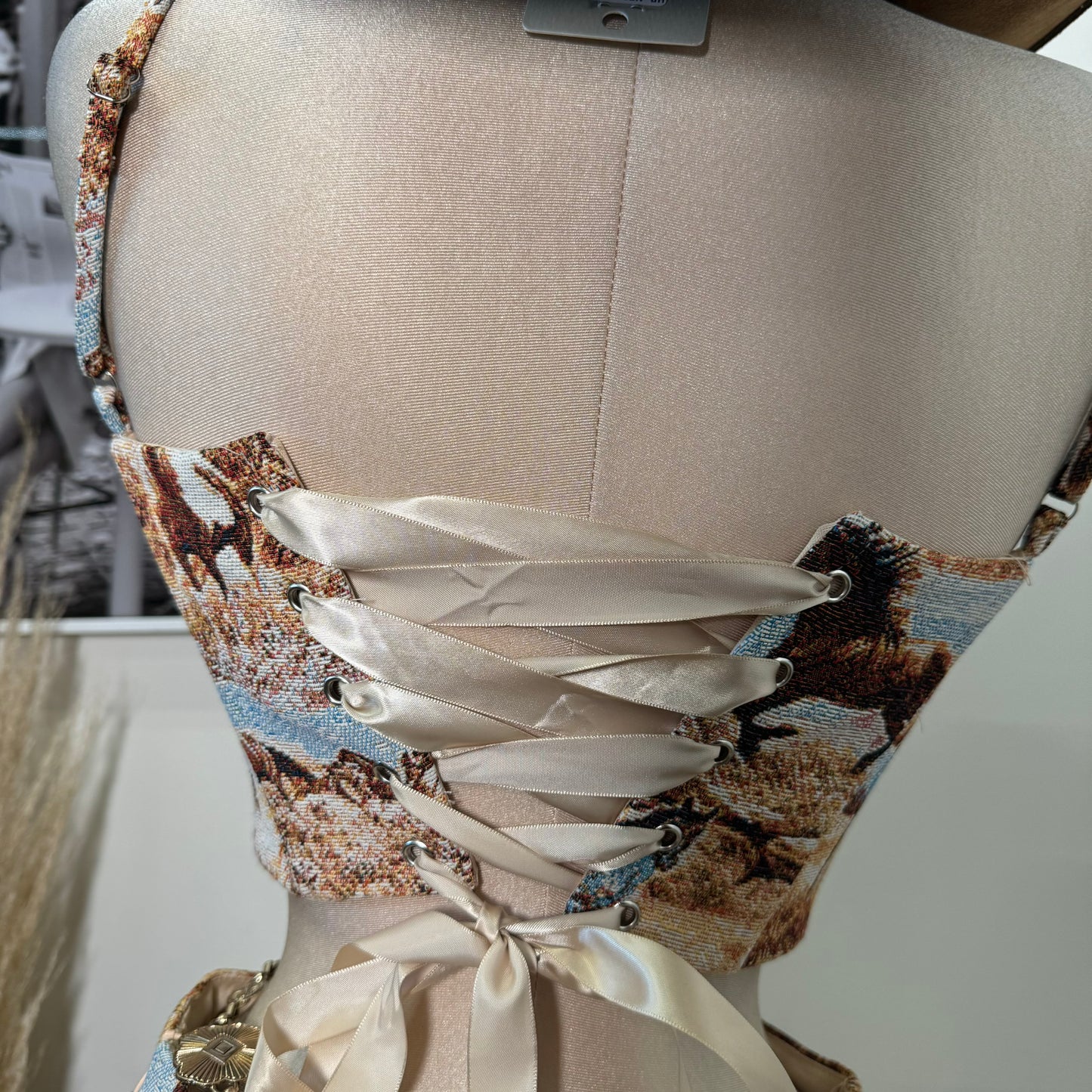 Horse Corset-Multi Brown