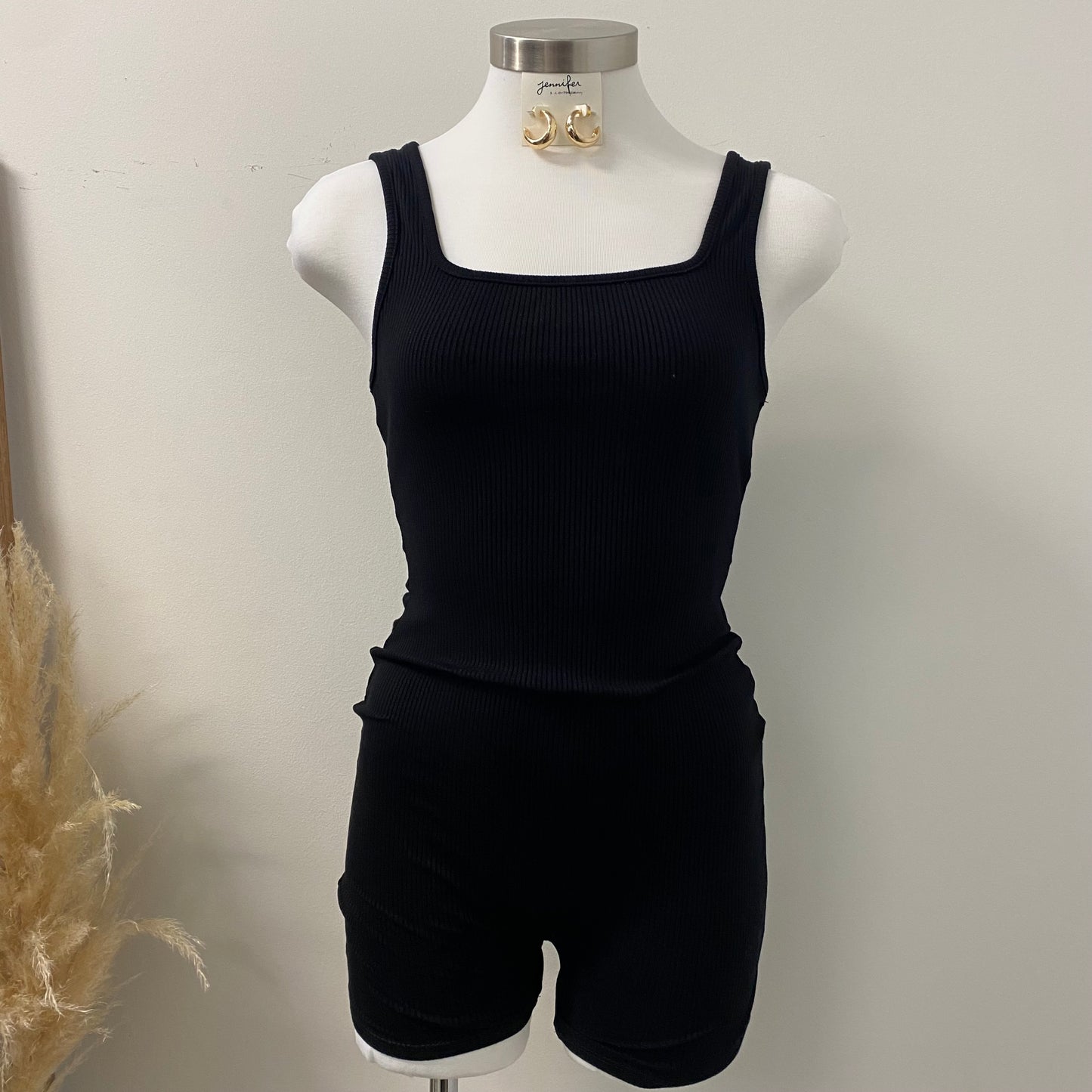 Macey Romper -Black