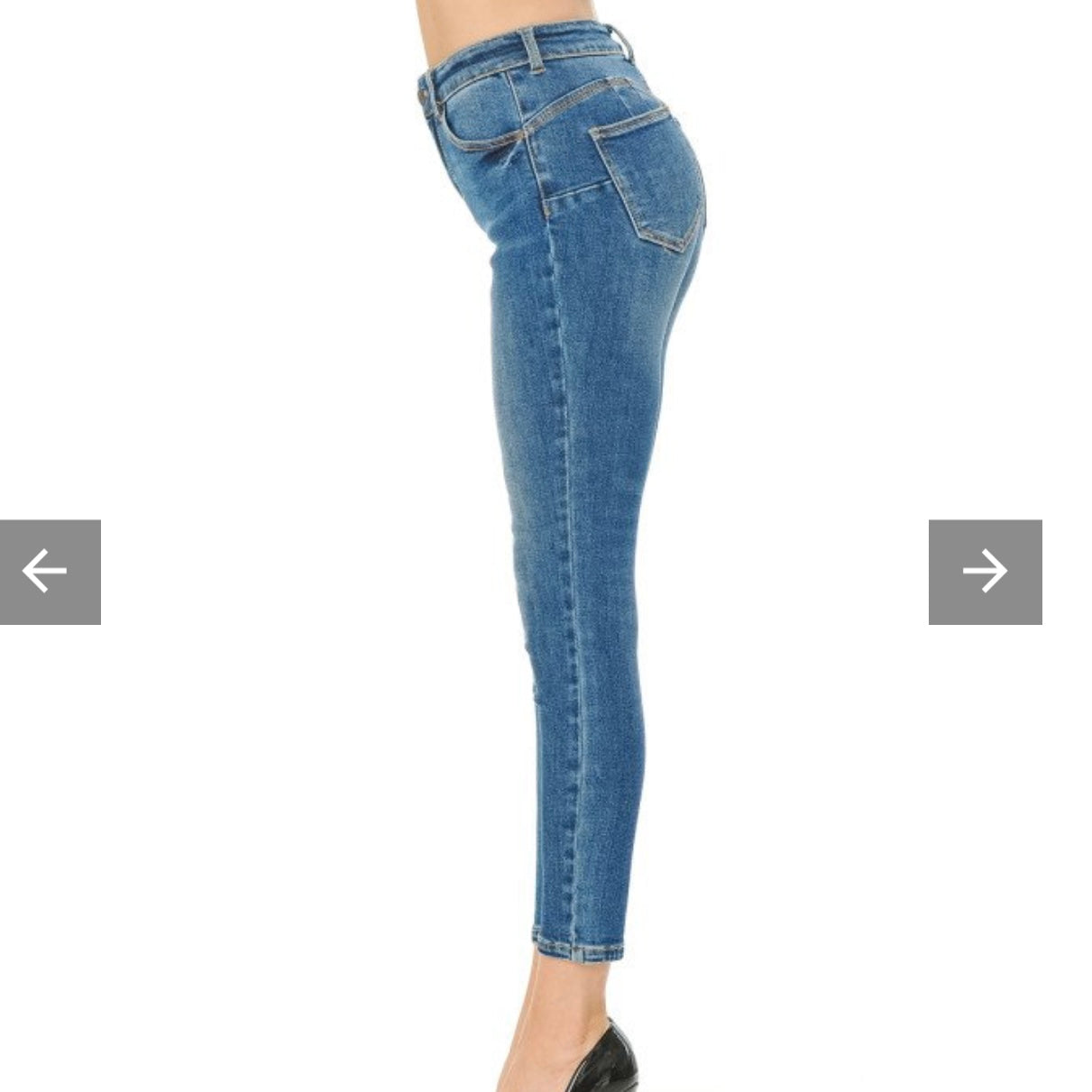 90800 Push Up Skinny Jeans-Dark